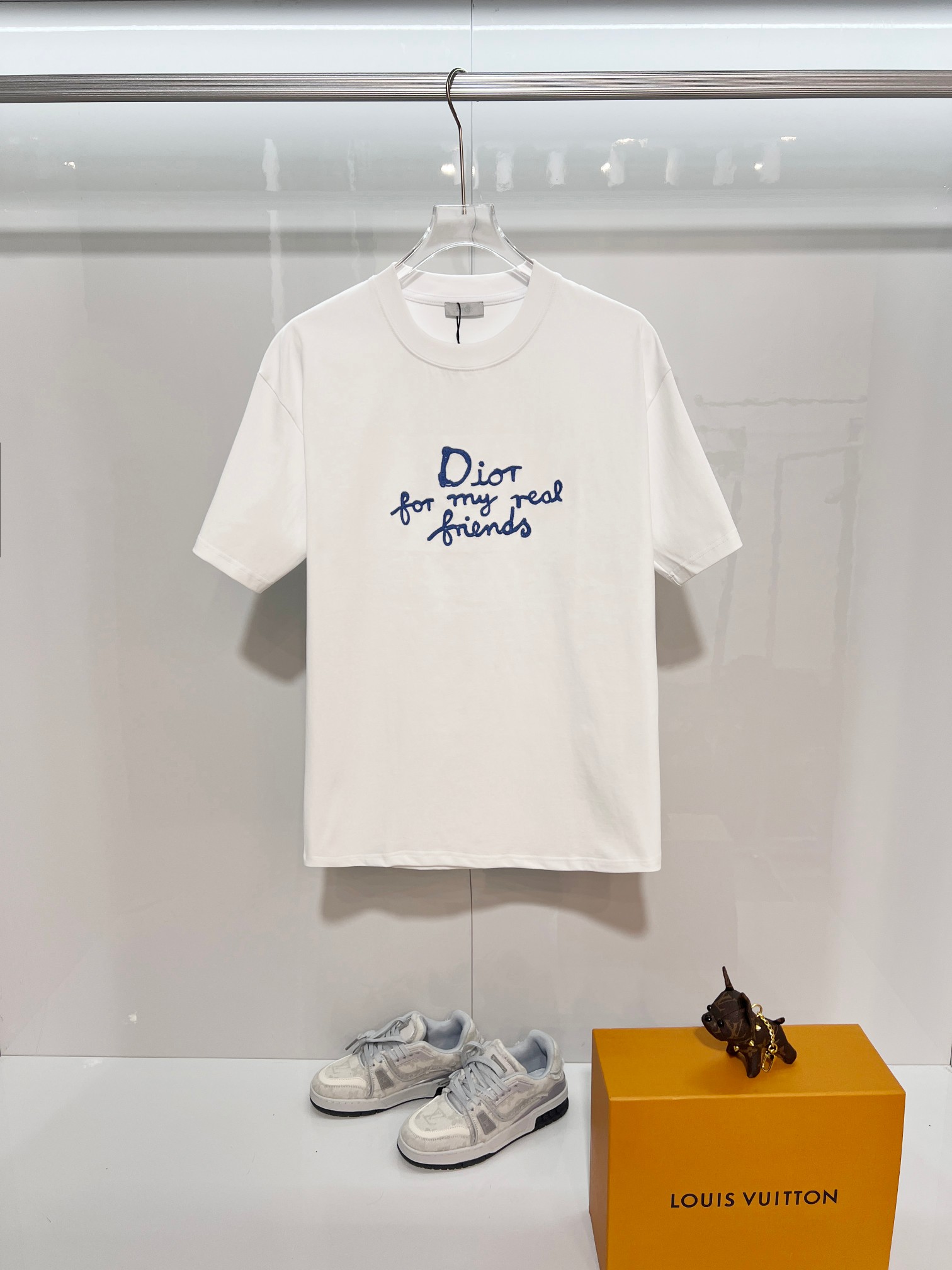 Dior DIOR 迪奥 2026新款 签名标注刺绣字母logo 短袖t恤