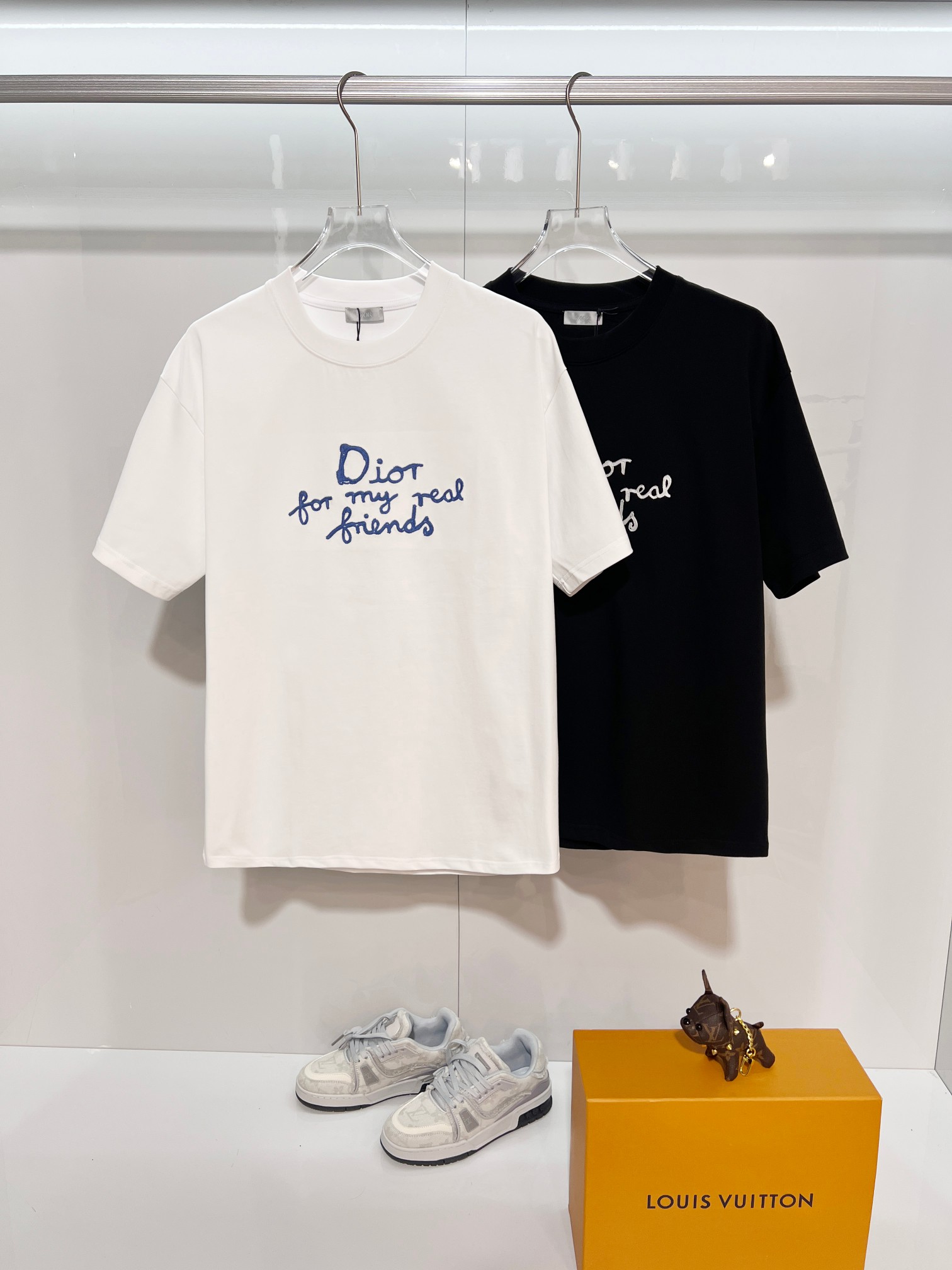 Dior DIOR 迪奥 2026新款 签名标注刺绣字母logo 短袖t恤