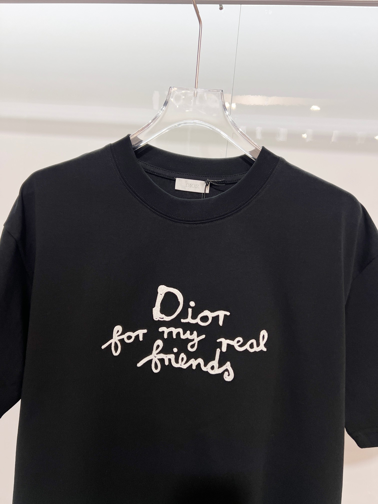 Dior DIOR 迪奥 2026新款 签名标注刺绣字母logo 短袖t恤