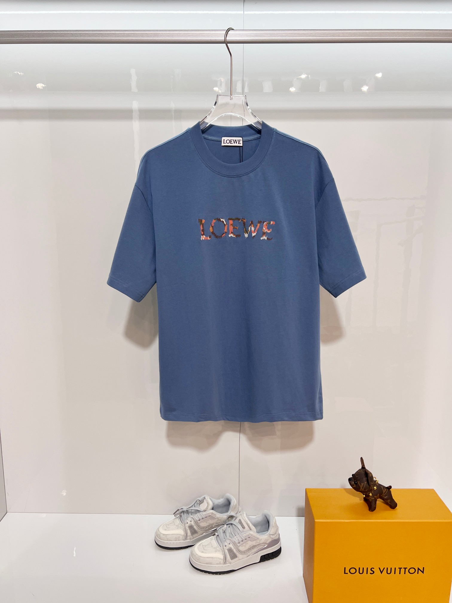 Loewe LOEWE 罗意威 2026新款 进口机彩绣字母logo 短袖t恤