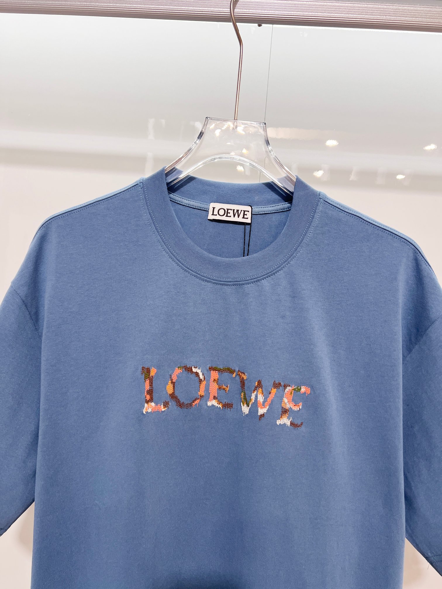 Loewe LOEWE 罗意威 2026新款 进口机彩绣字母logo 短袖t恤