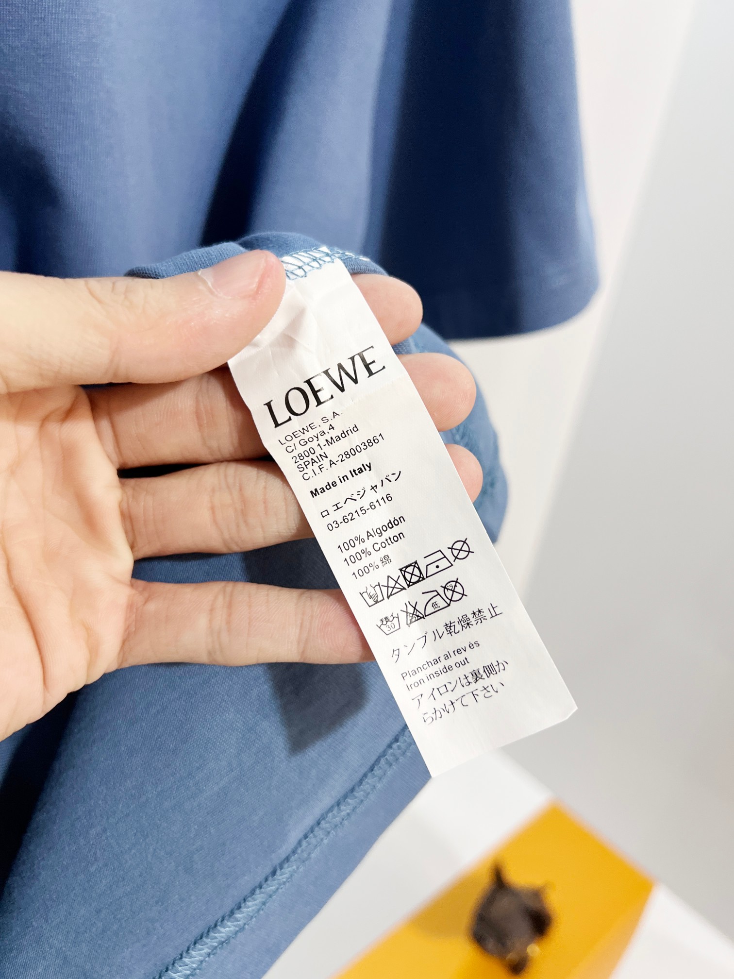 Loewe LOEWE 罗意威 2026新款 进口机彩绣字母logo 短袖t恤