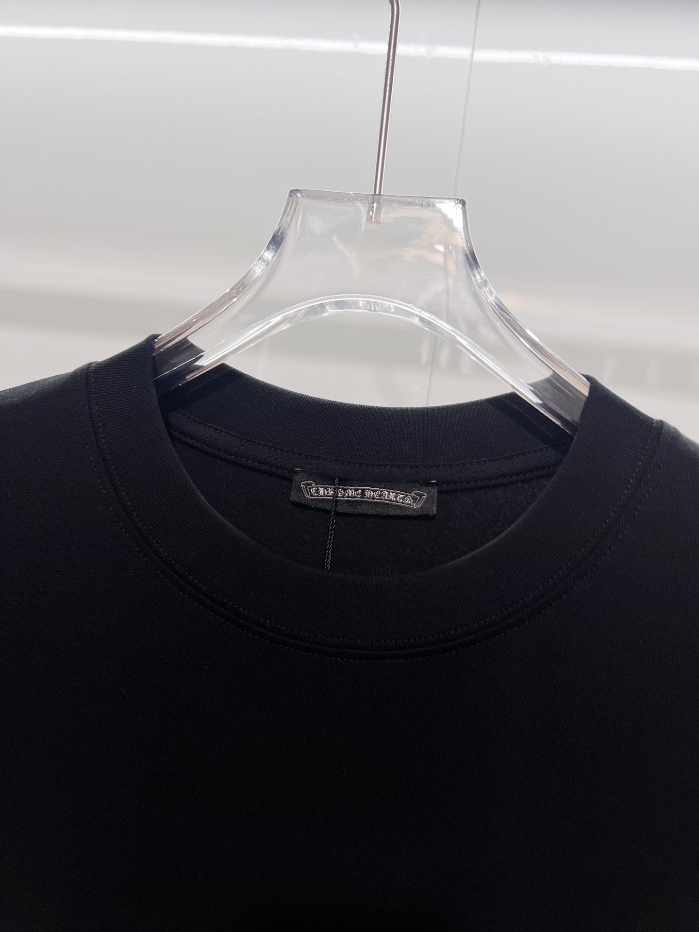 Chrome Hearts Chrome Hearts 克罗心 2026新款 拼皮+多种工艺刺绣字母logo 短袖t恤