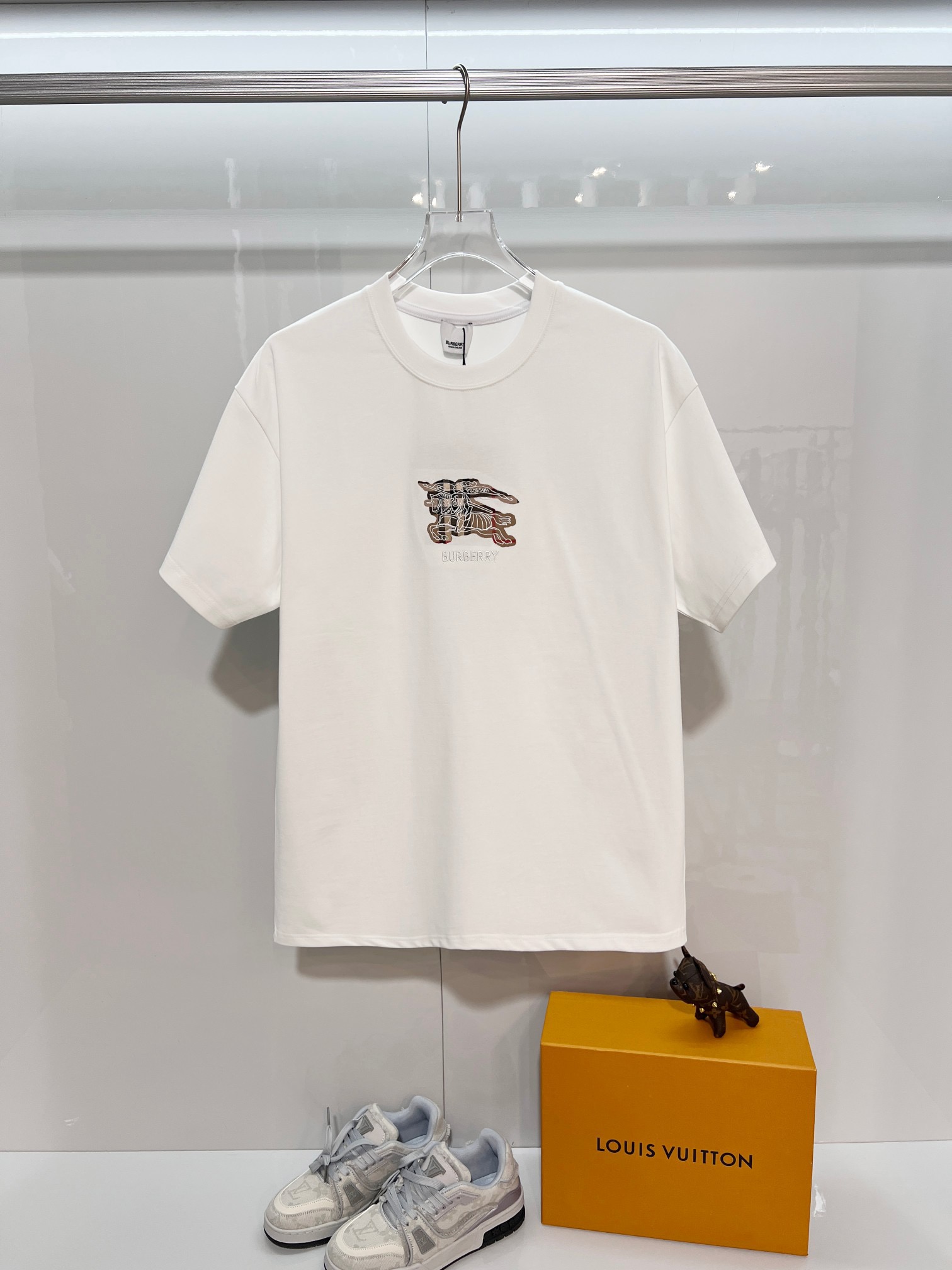 Burberry BURBERRY/巴宝莉 高品质320克圆领短袖T恤