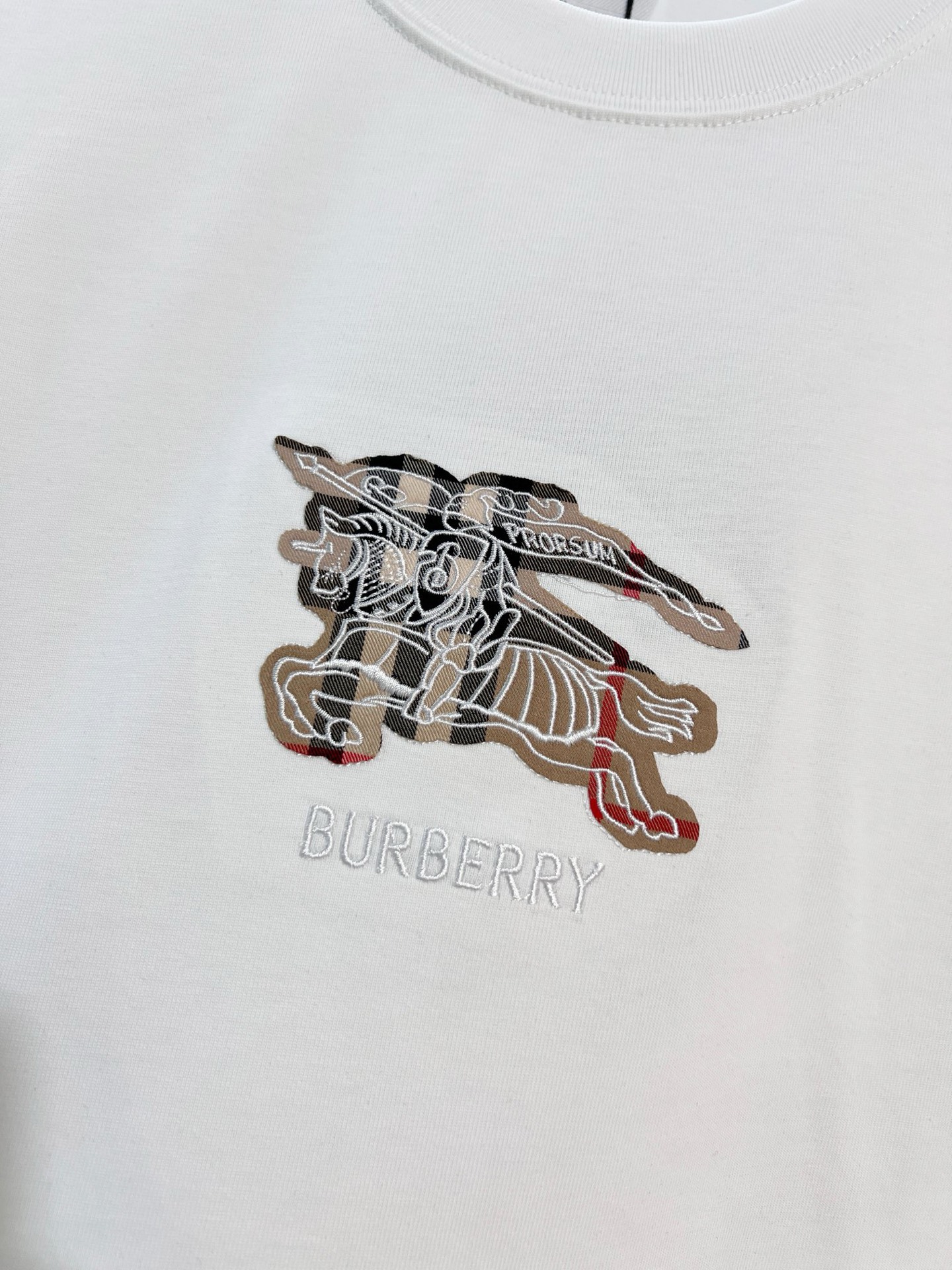 Burberry BURBERRY/巴宝莉 高品质320克圆领短袖T恤