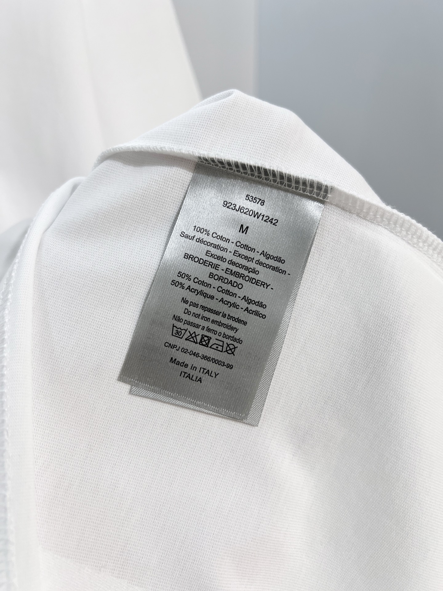Dior DIOR 迪奥 2026新款 绿色刺绣四叶草字母logo 短袖t恤