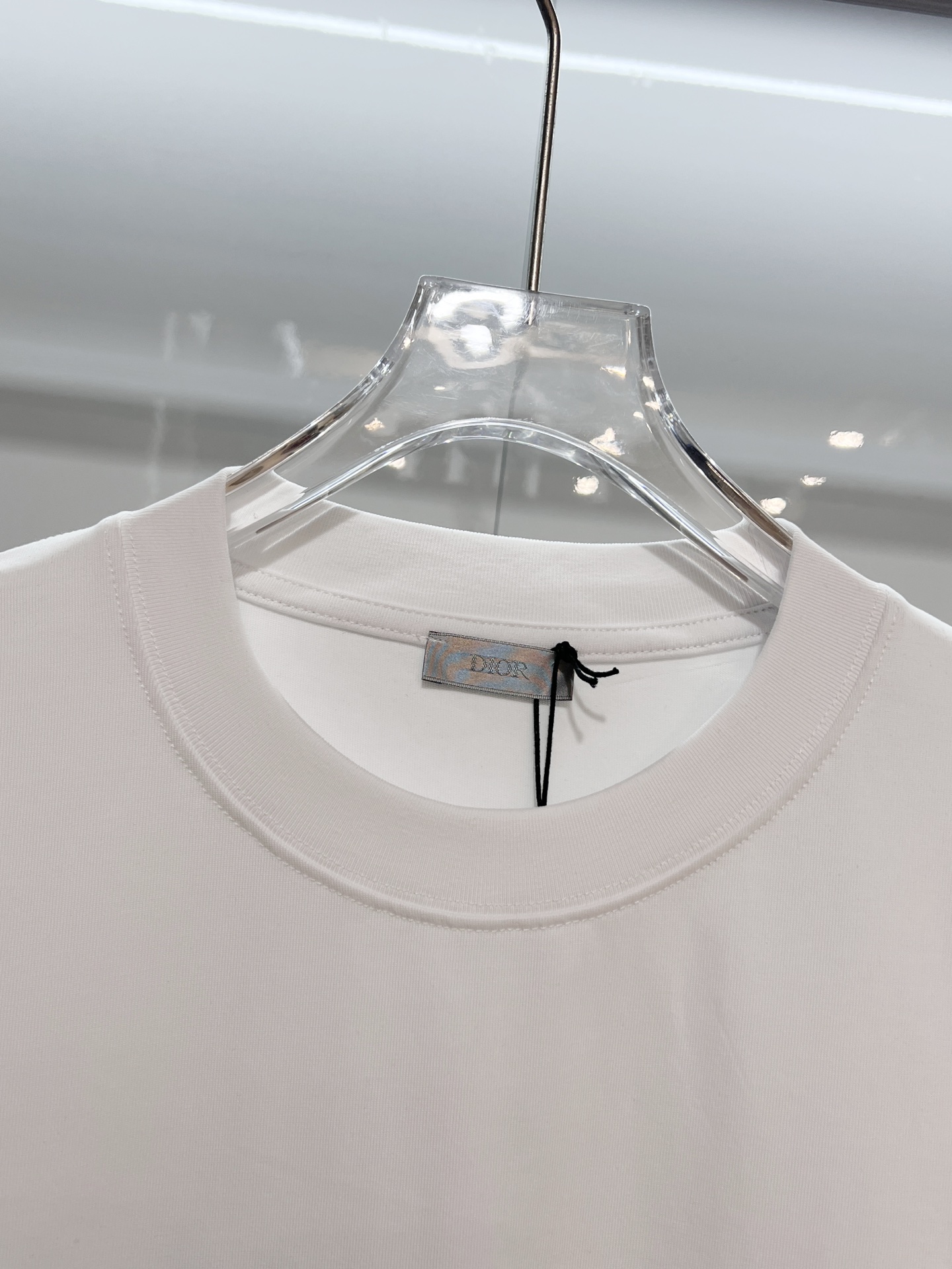 Dior DIOR 迪奥 2026新款 绿色刺绣四叶草字母logo 短袖t恤