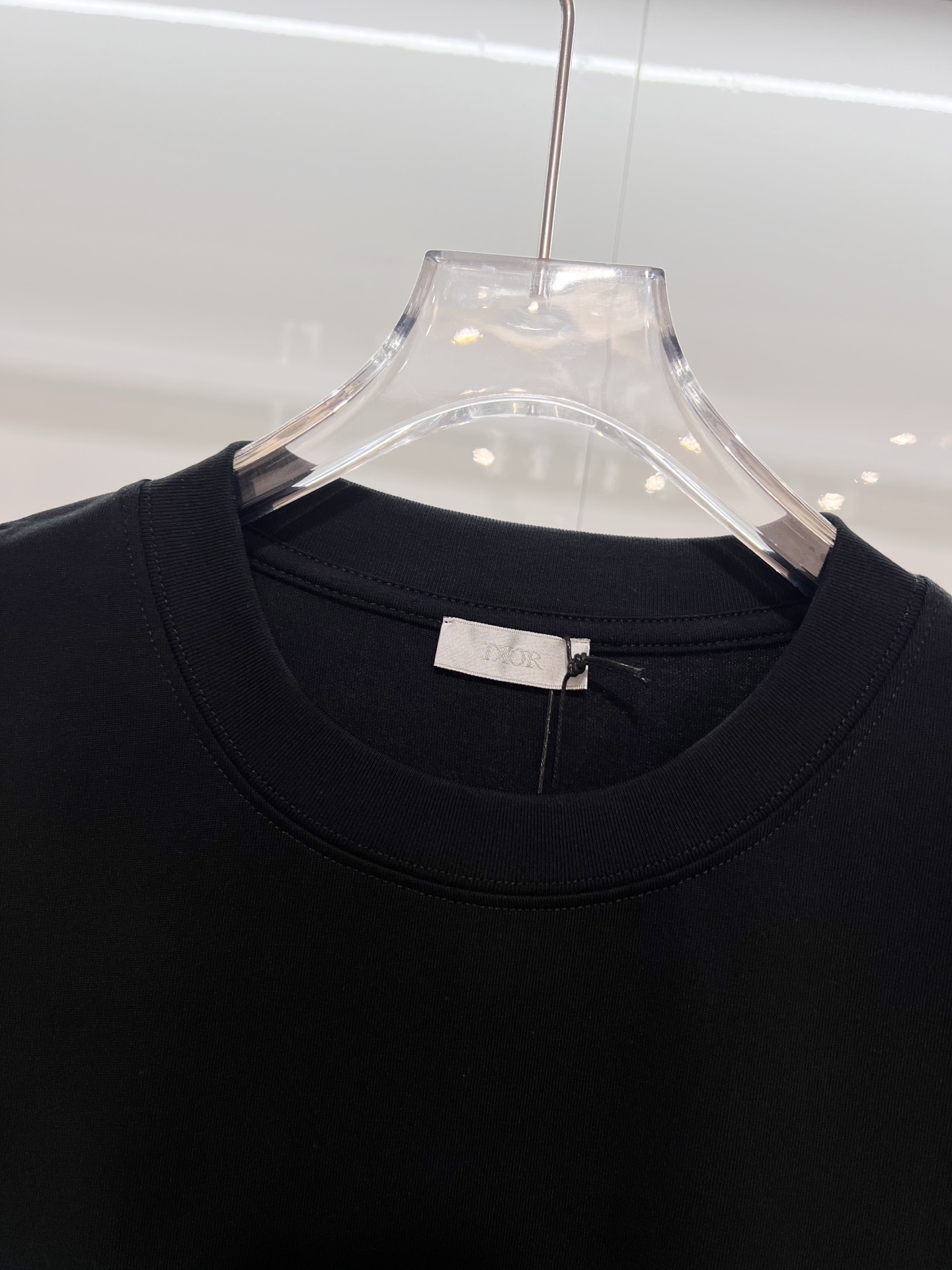 Dior DIOR 迪奥 2026新款 绿色刺绣四叶草字母logo 短袖t恤