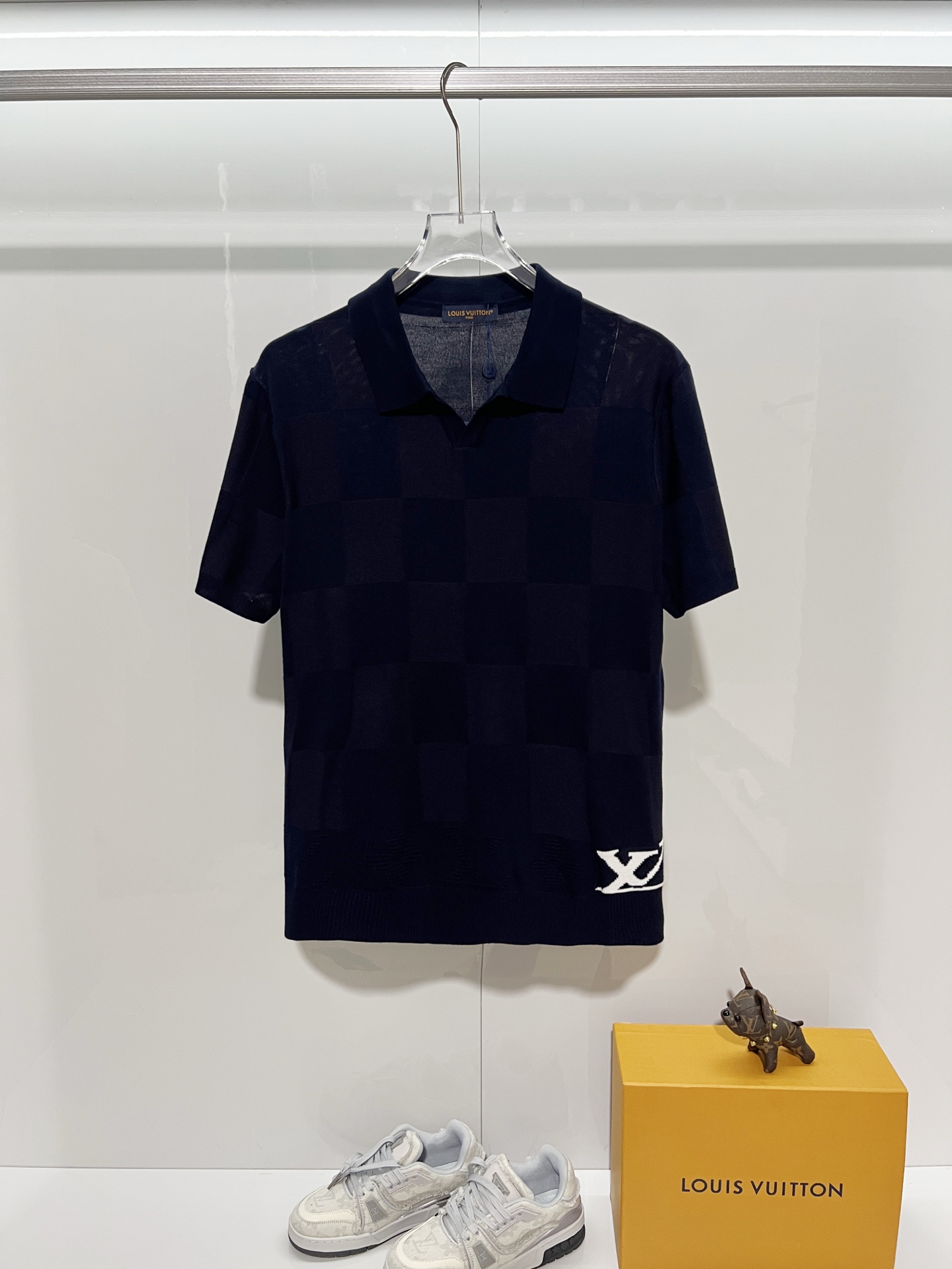 P95 Louis Vuitton/Luis Vuitton patrón de cuadros de letras clásico, personalizado exclusivo, inspirado en el estilo ret…