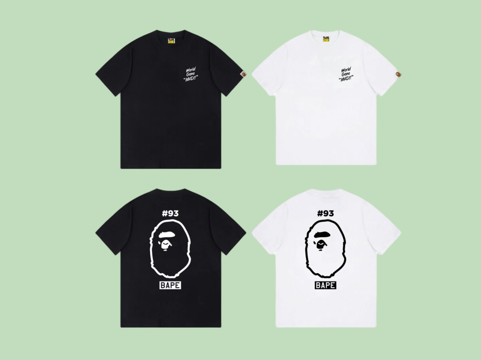 베이프 남성 반팔 90454 이미지 3