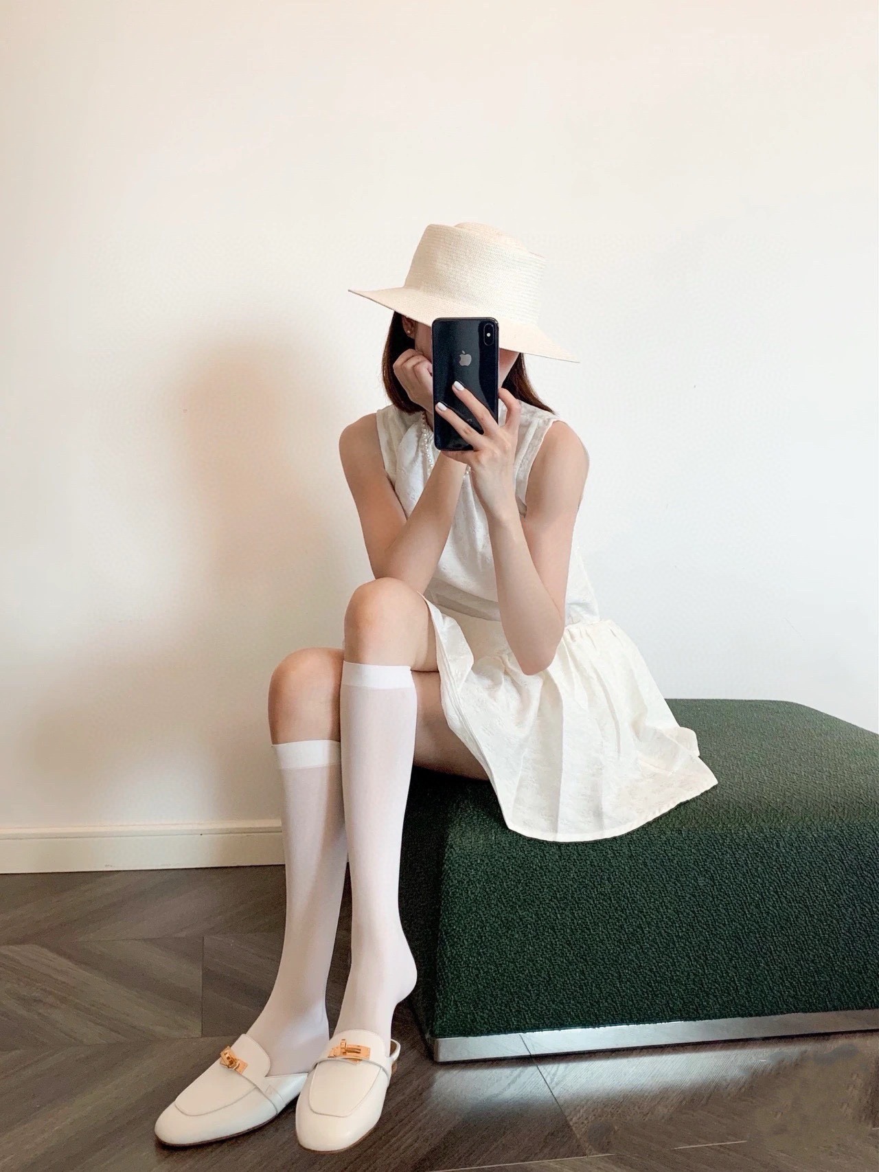 NO:263685,-Blogger matching demonstration, half drag19860909-博主搭配示范,半拖,Women's Shoes