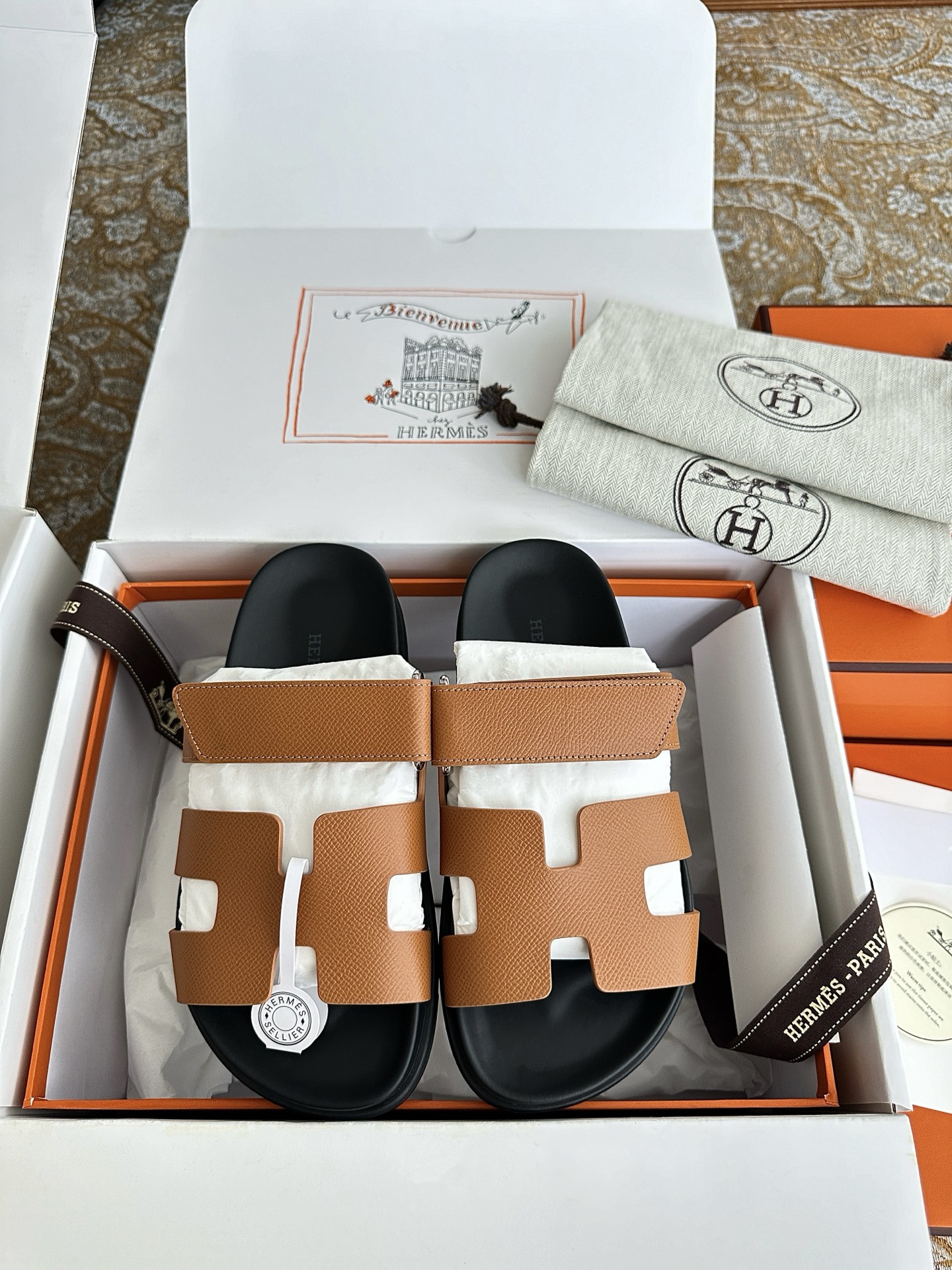 NO:413850,Brown palm-print leather, slippers, slippers19860909棕色掌纹皮,拖鞋,slippers,Women's Shoes