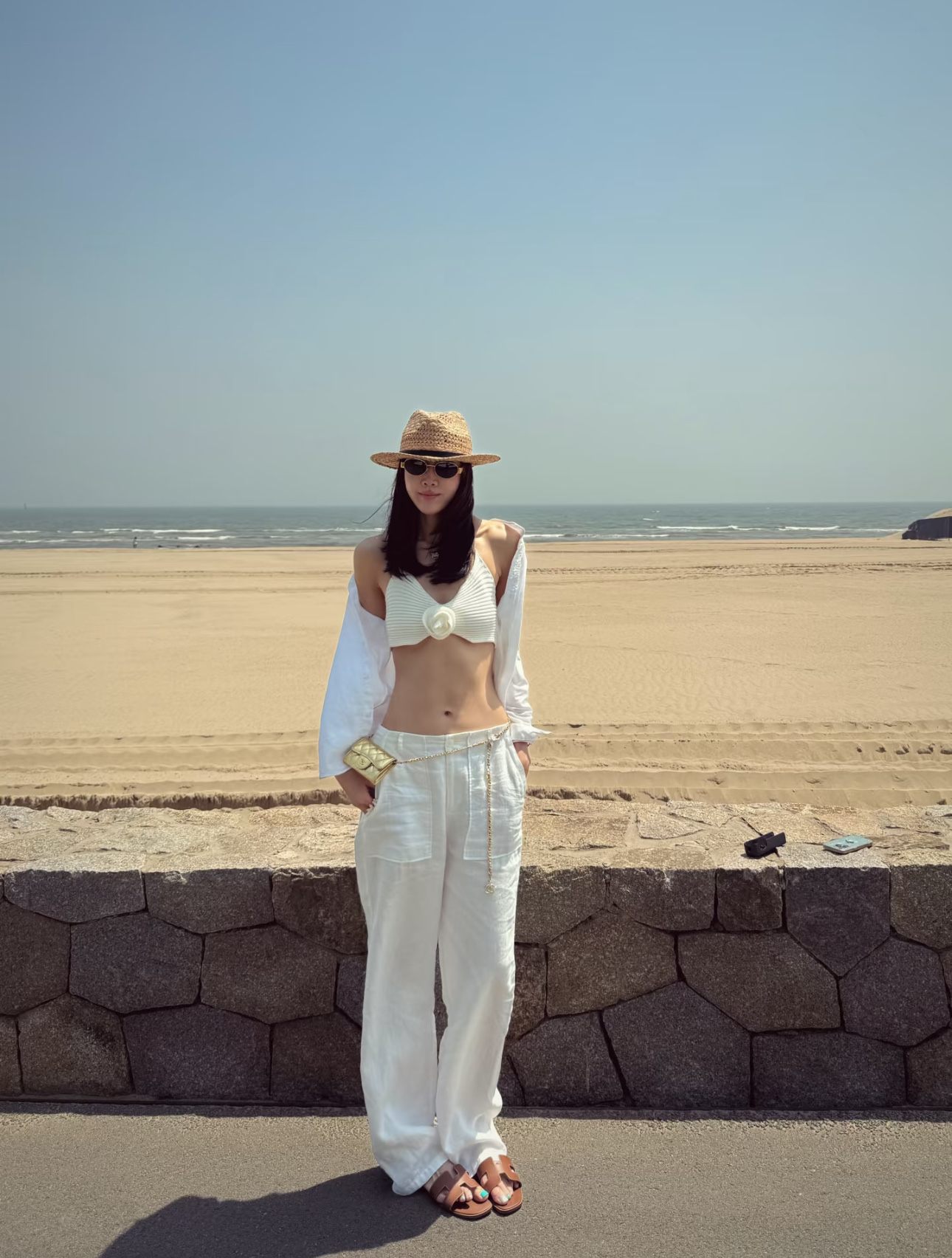 NO:413846,-Blogger matching demonstration, slippers, slippers19860909-博主搭配示范,拖鞋,slippers,Women's Shoes