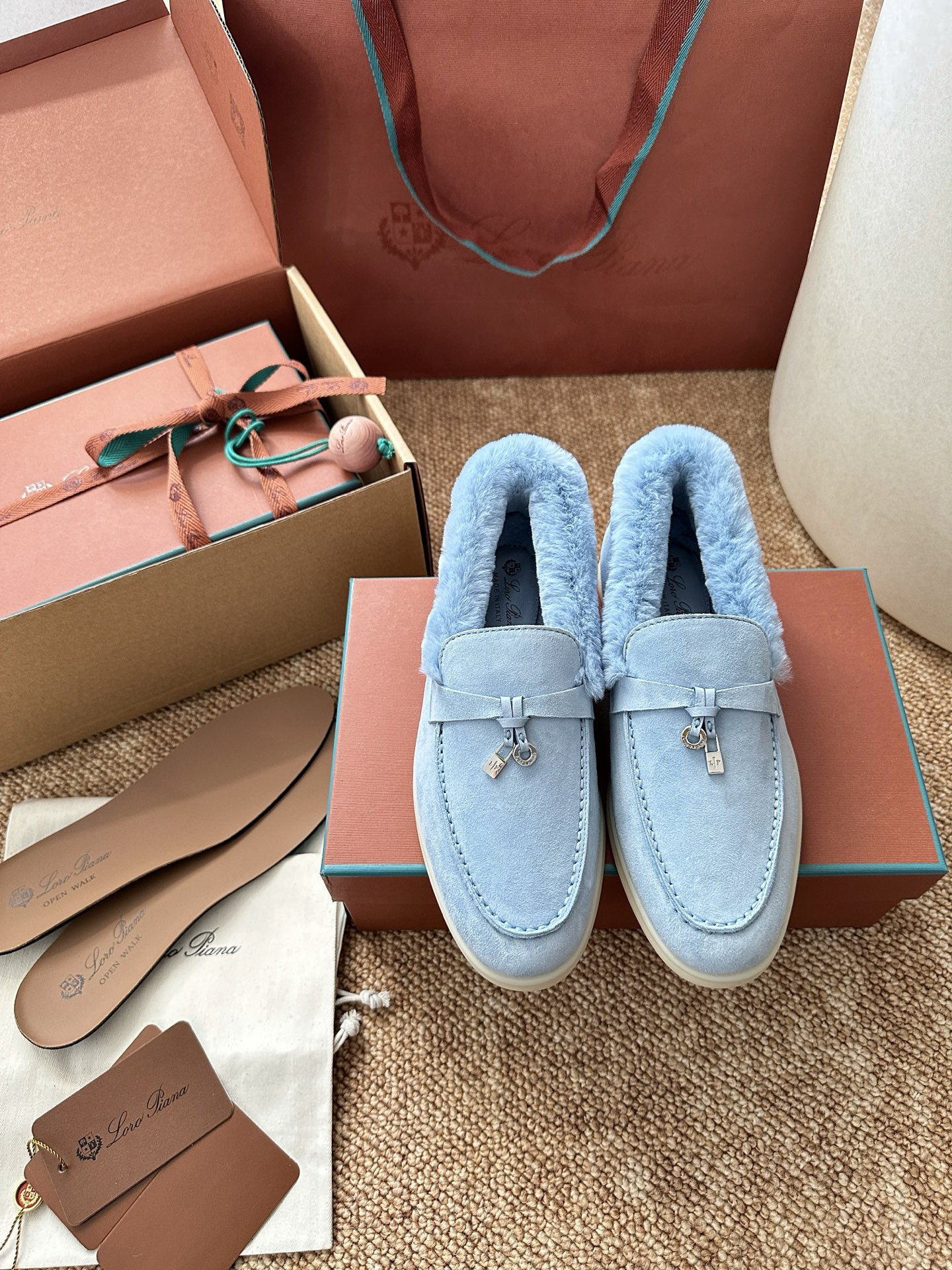 NO:694072,Aqua blue, loafers and half slippers, loafers19860909水蓝色,乐福鞋半拖,loafers,Women's Shoes