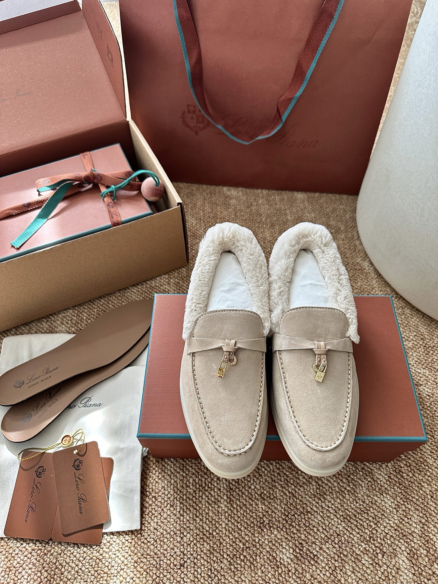 NO:694078,Apricot color, loafers and half slippers, loafers19860909杏色,乐福鞋半拖,loafers,Women's Shoes