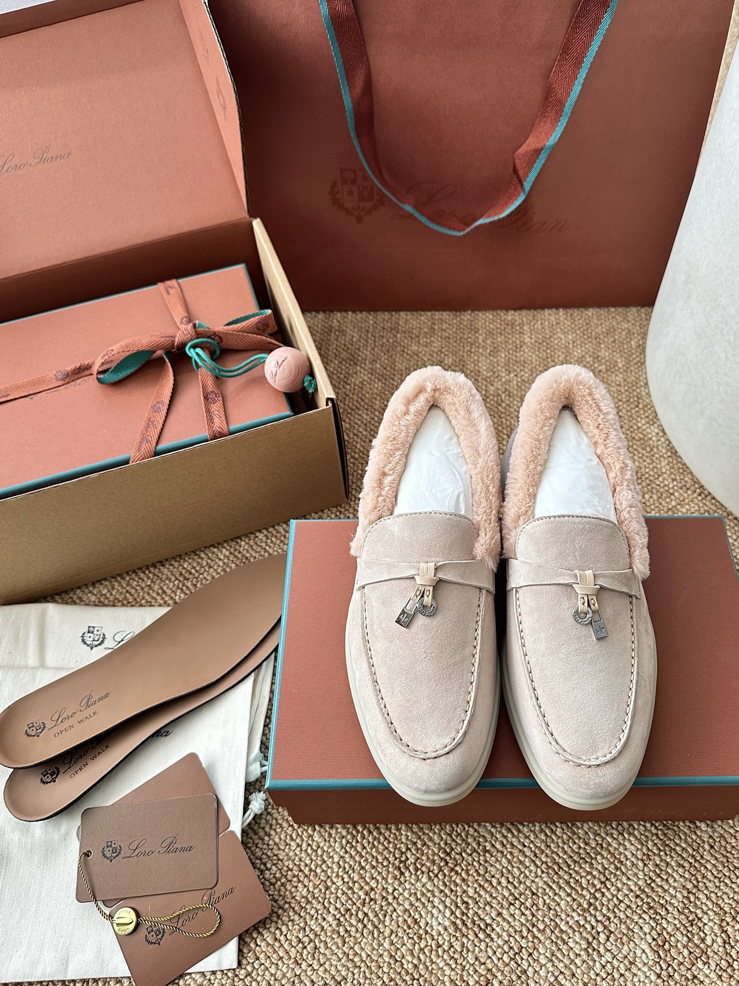 NO:694069,Light pink, loafers and half slippers, loafers19860909浅粉色,乐福鞋半拖,loafers,Women's Shoes