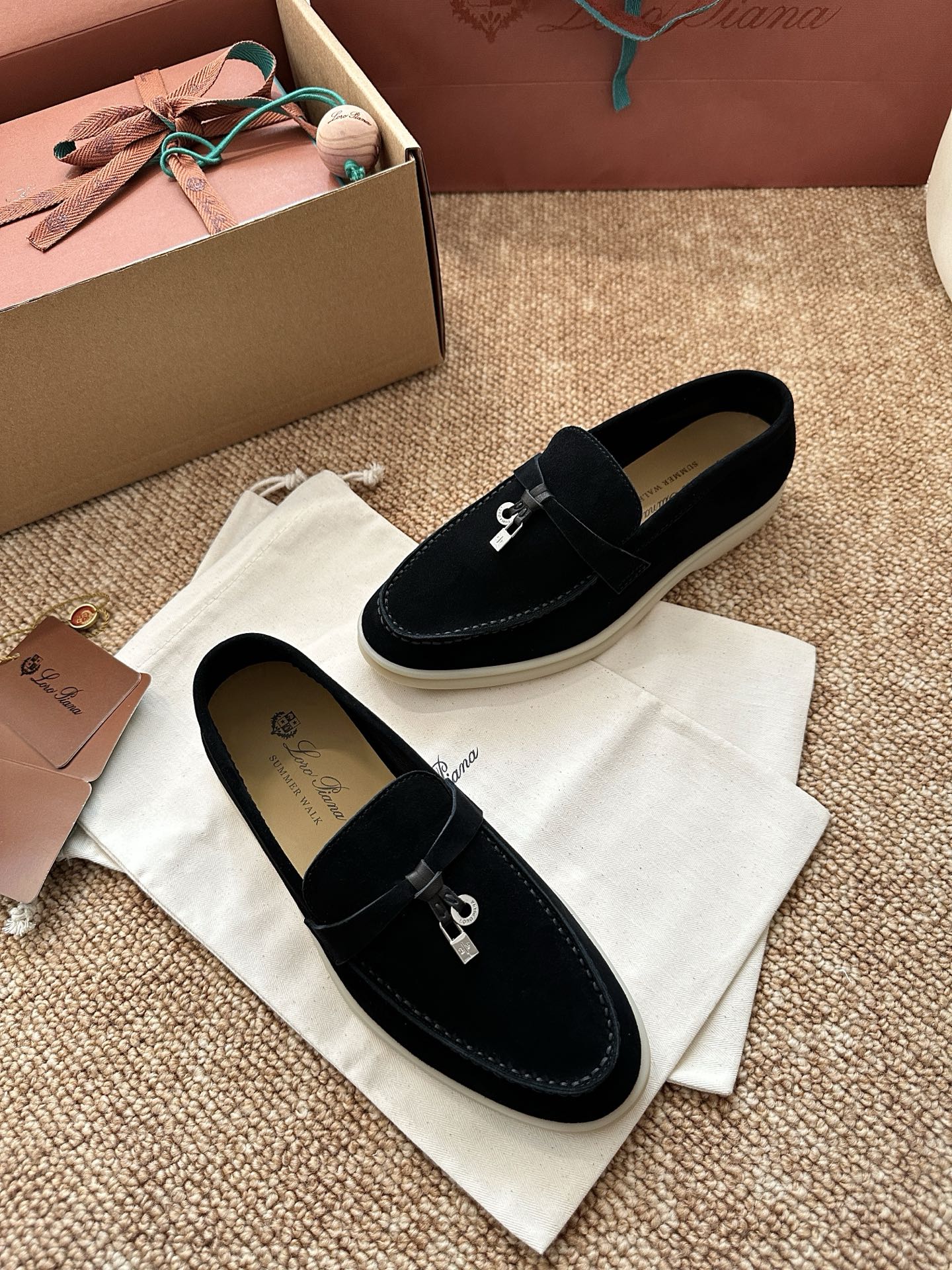 经典Summer Charms Walk极简白底鞋｜原版购入代购级别男士+10 飞机盒+10-沙色材质与