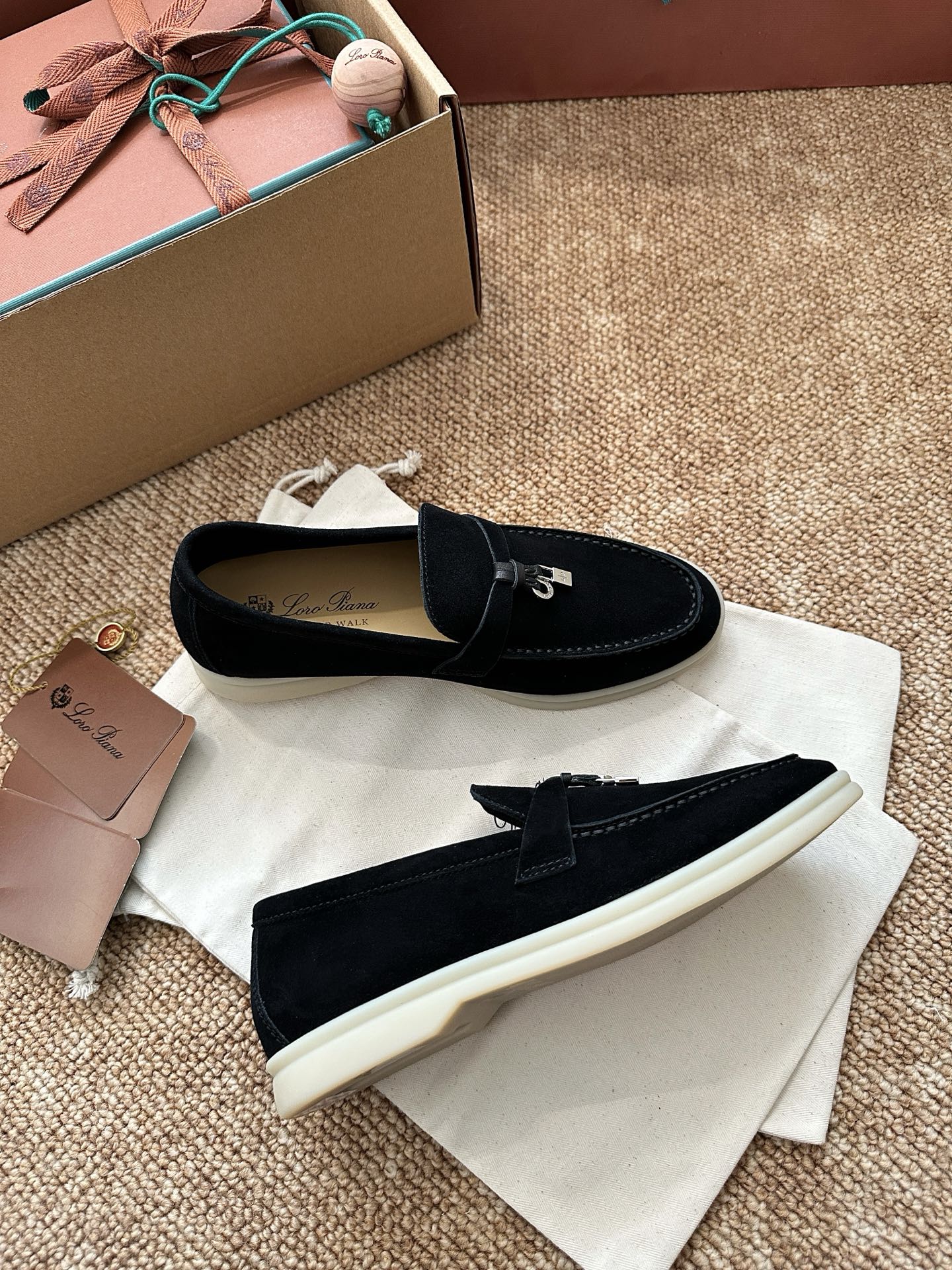 经典Summer Charms Walk极简白底鞋｜原版购入代购级别男士+10 飞机盒+10-沙色材质与