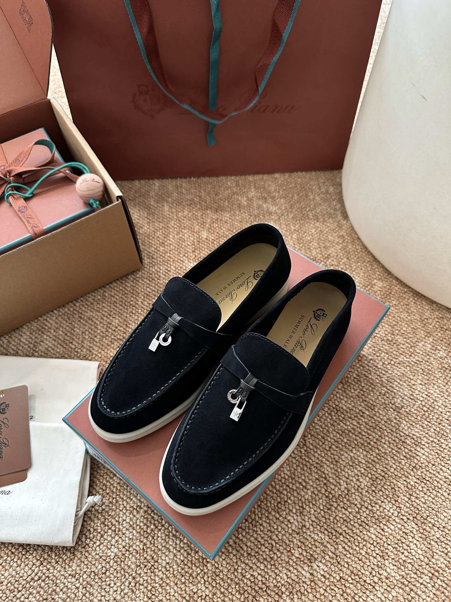 经典Summer Charms Walk极简白底鞋｜原版购入代购级别男士+10 飞机盒+10-沙色材质与