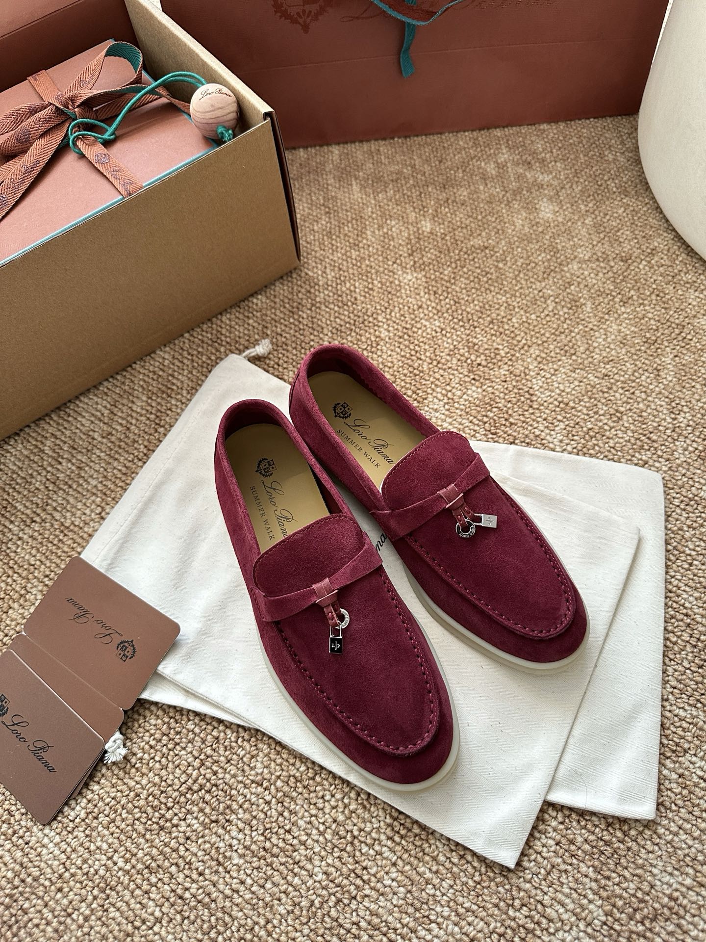 经典Summer Charms Walk极简白底鞋｜原版购入代购级别男士+10 飞机盒+10-沙色材质与