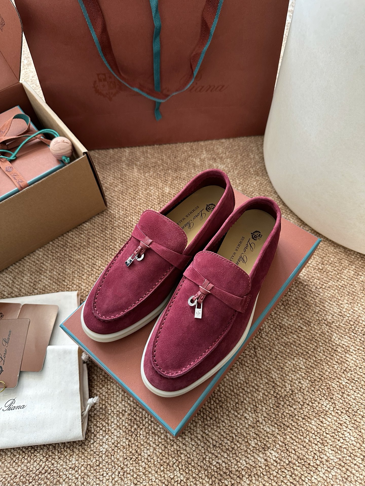 经典Summer Charms Walk极简白底鞋｜原版购入代购级别男士+10 飞机盒+10-沙色材质与