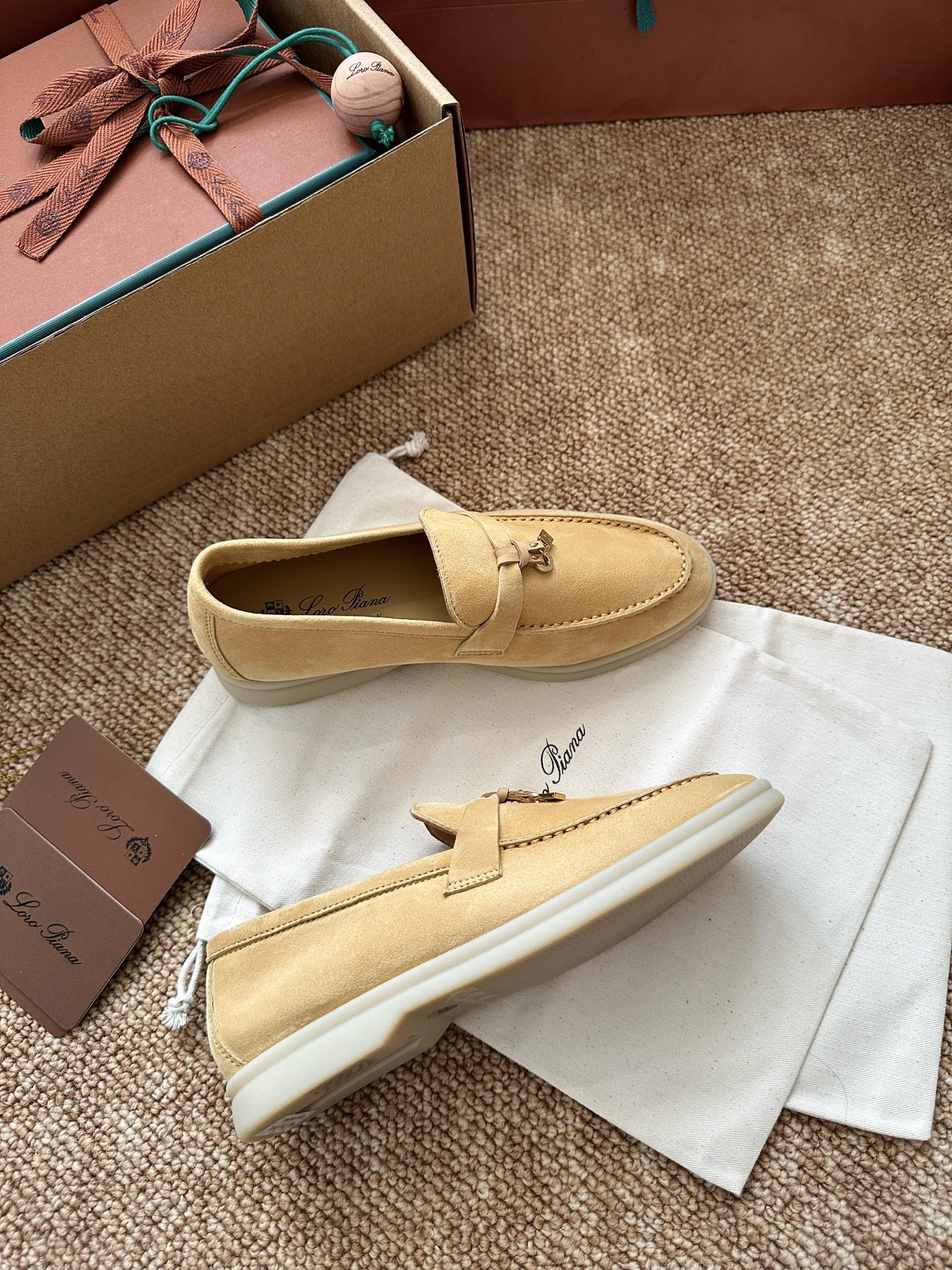 经典Summer Charms Walk极简白底鞋｜原版购入代购级别男士+10 飞机盒+10-沙色材质与