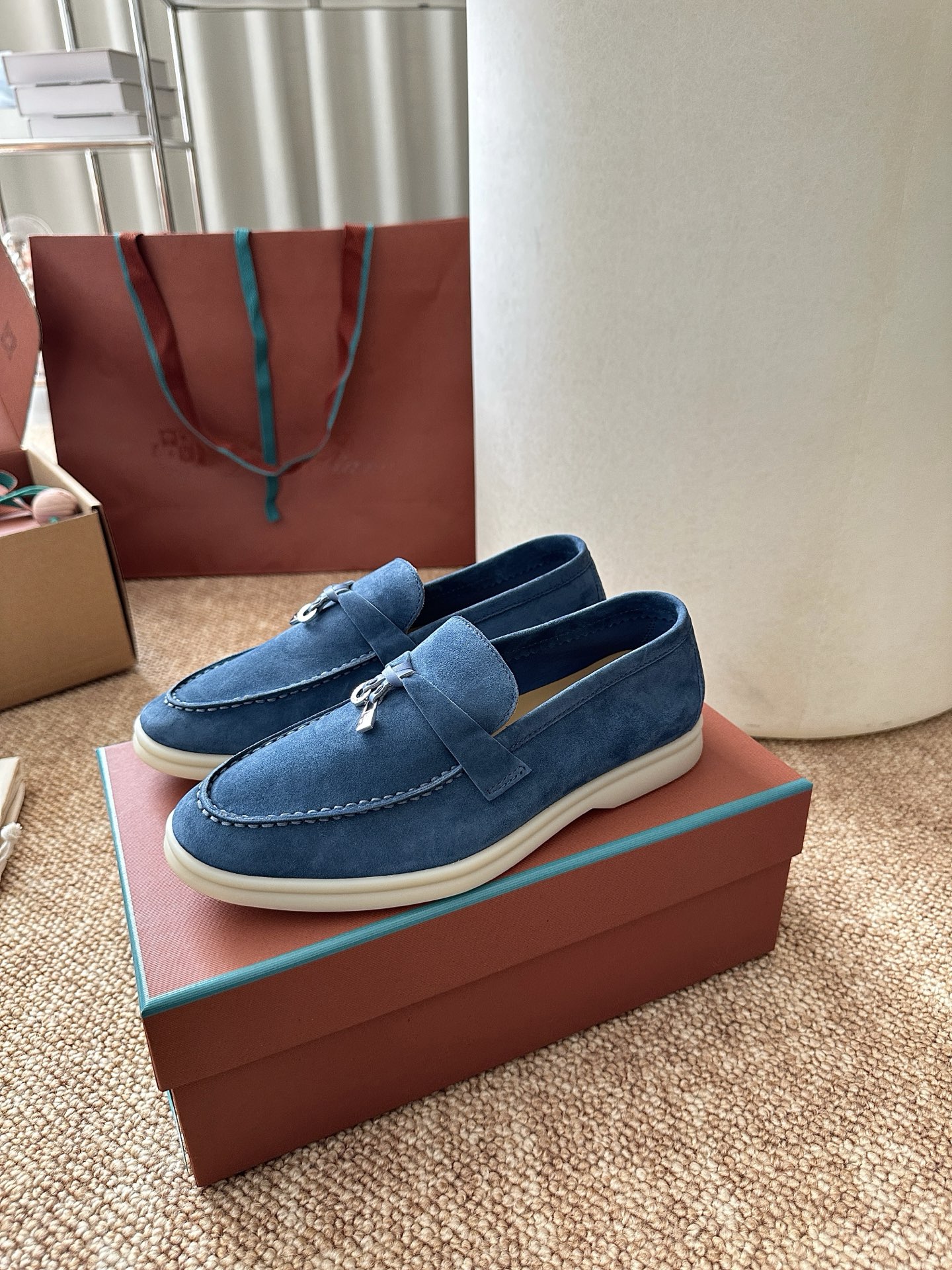 经典Summer Charms Walk极简白底鞋｜原版购入代购级别男士+10 飞机盒+10-沙色材质与