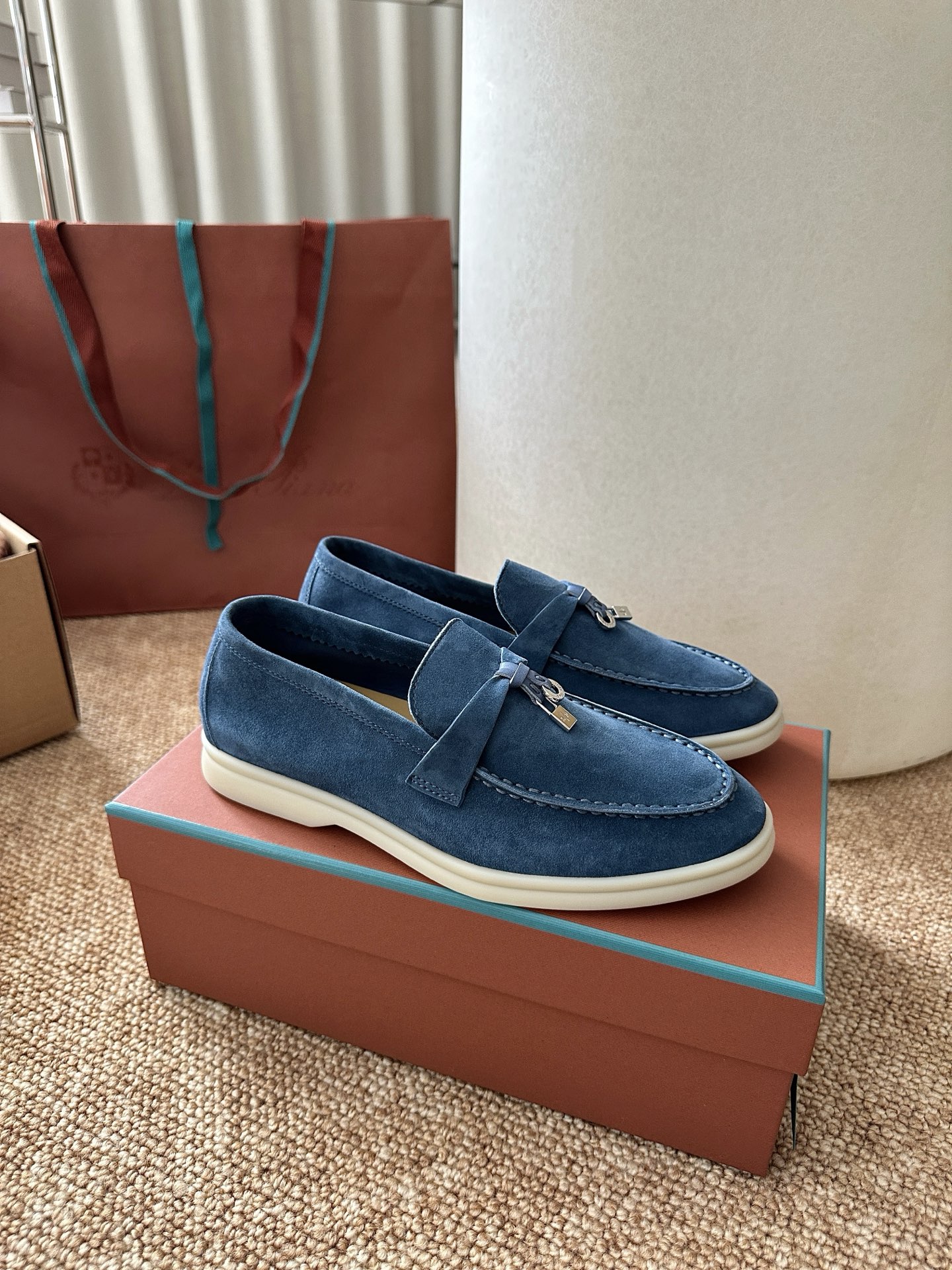 经典Summer Charms Walk极简白底鞋｜原版购入代购级别男士+10 飞机盒+10-沙色材质与