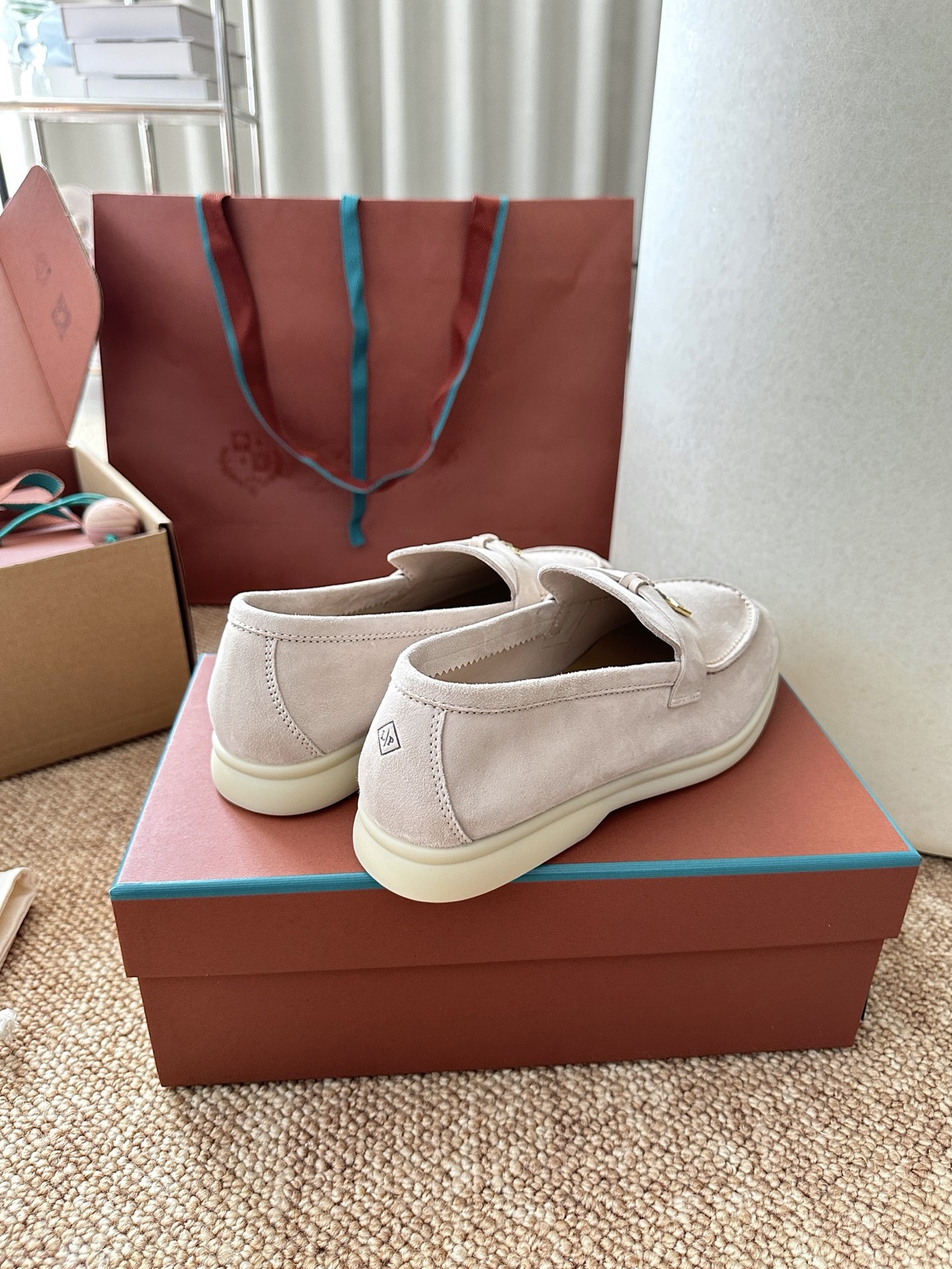 经典Summer Charms Walk极简白底鞋｜原版购入代购级别男士+10 飞机盒+10-沙色材质与