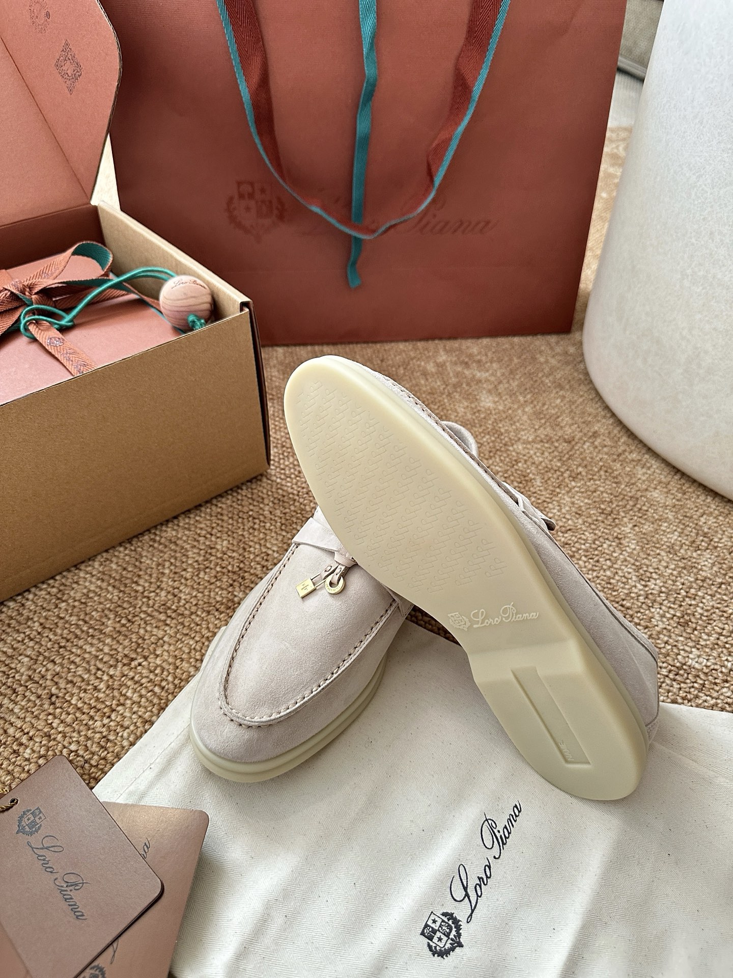 经典Summer Charms Walk极简白底鞋｜原版购入代购级别男士+10 飞机盒+10-沙色材质与