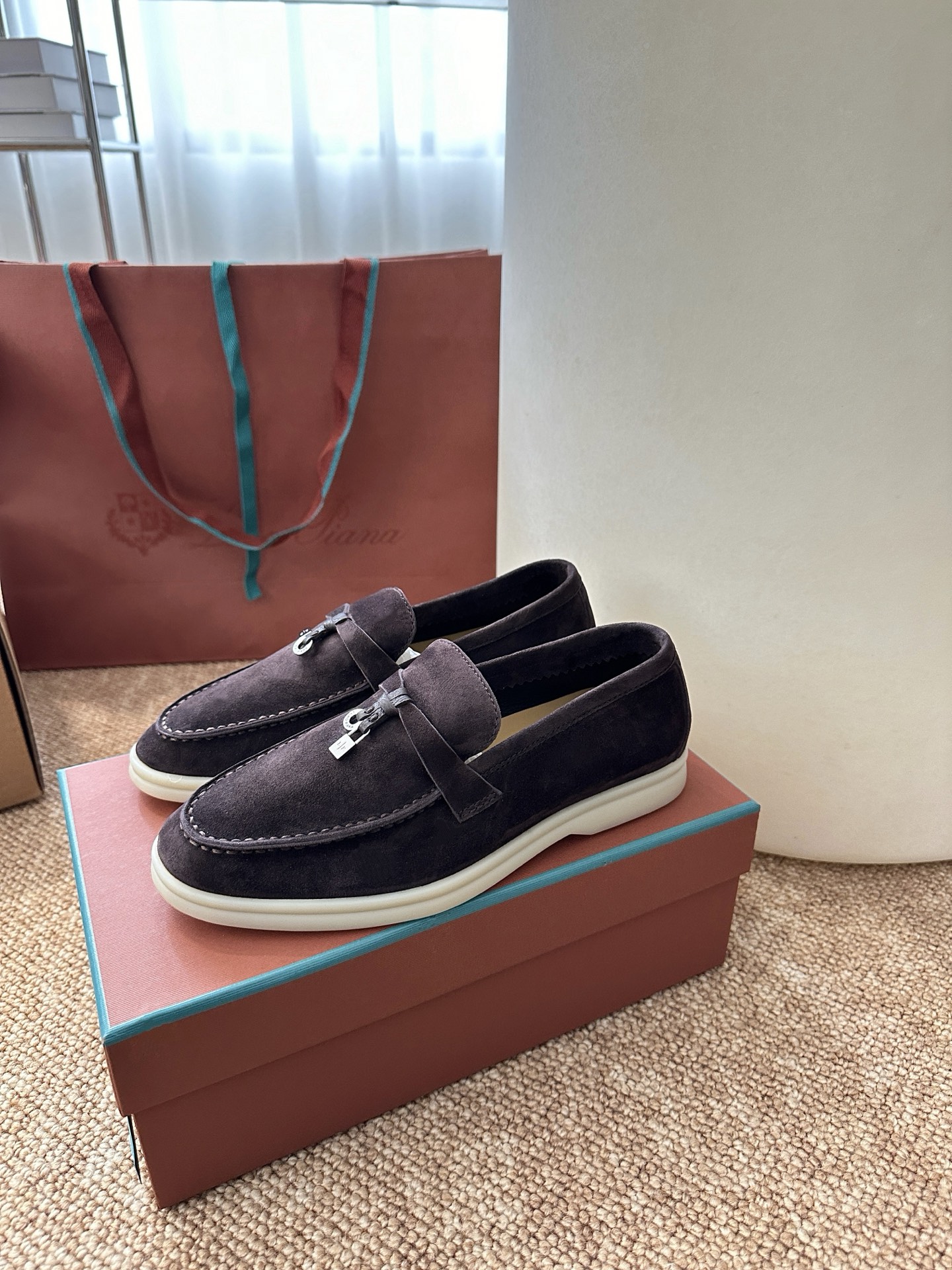 经典Summer Charms Walk极简白底鞋｜原版购入代购级别男士+10 飞机盒+10-沙色材质与