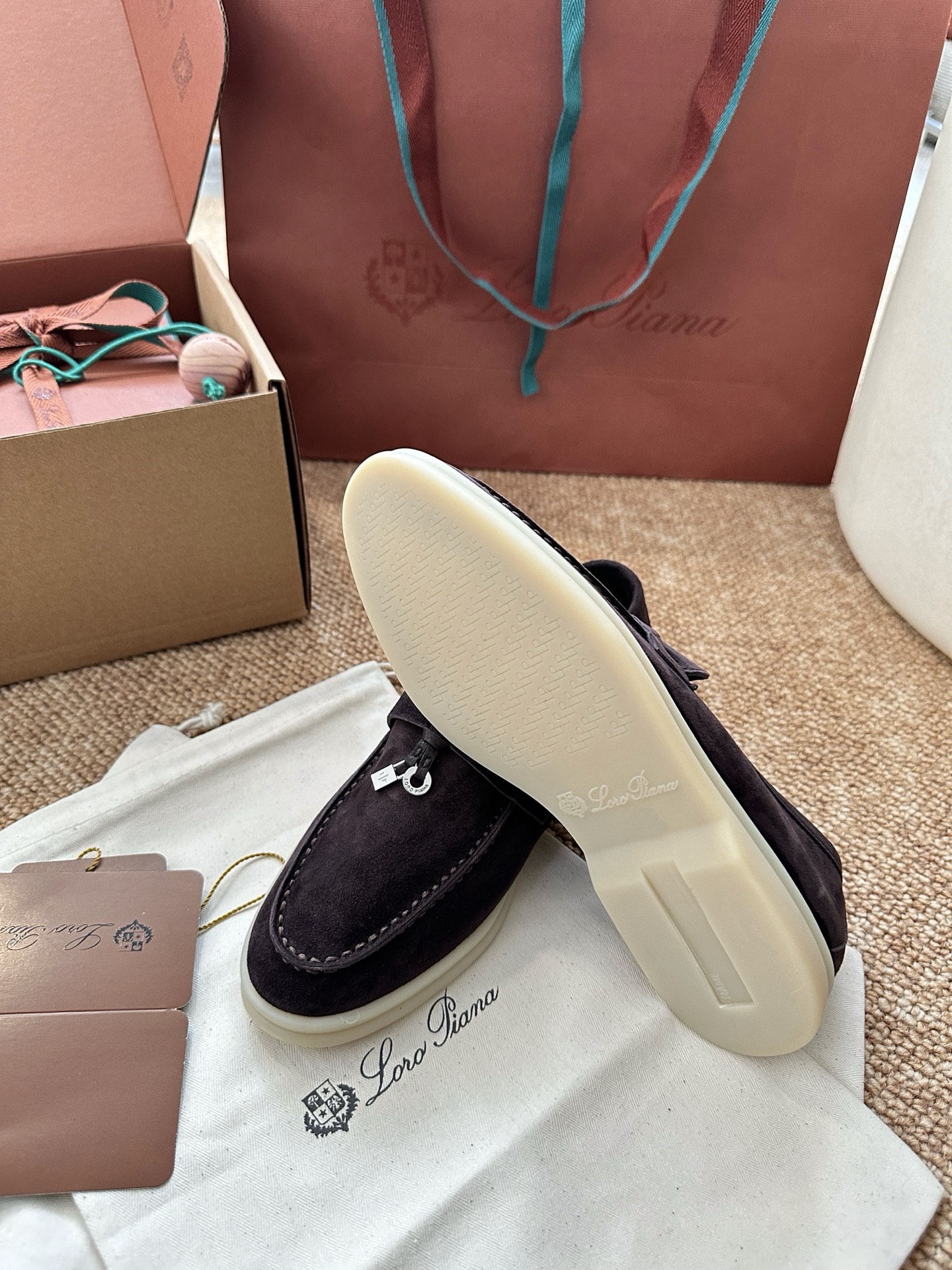 经典Summer Charms Walk极简白底鞋｜原版购入代购级别男士+10 飞机盒+10-沙色材质与