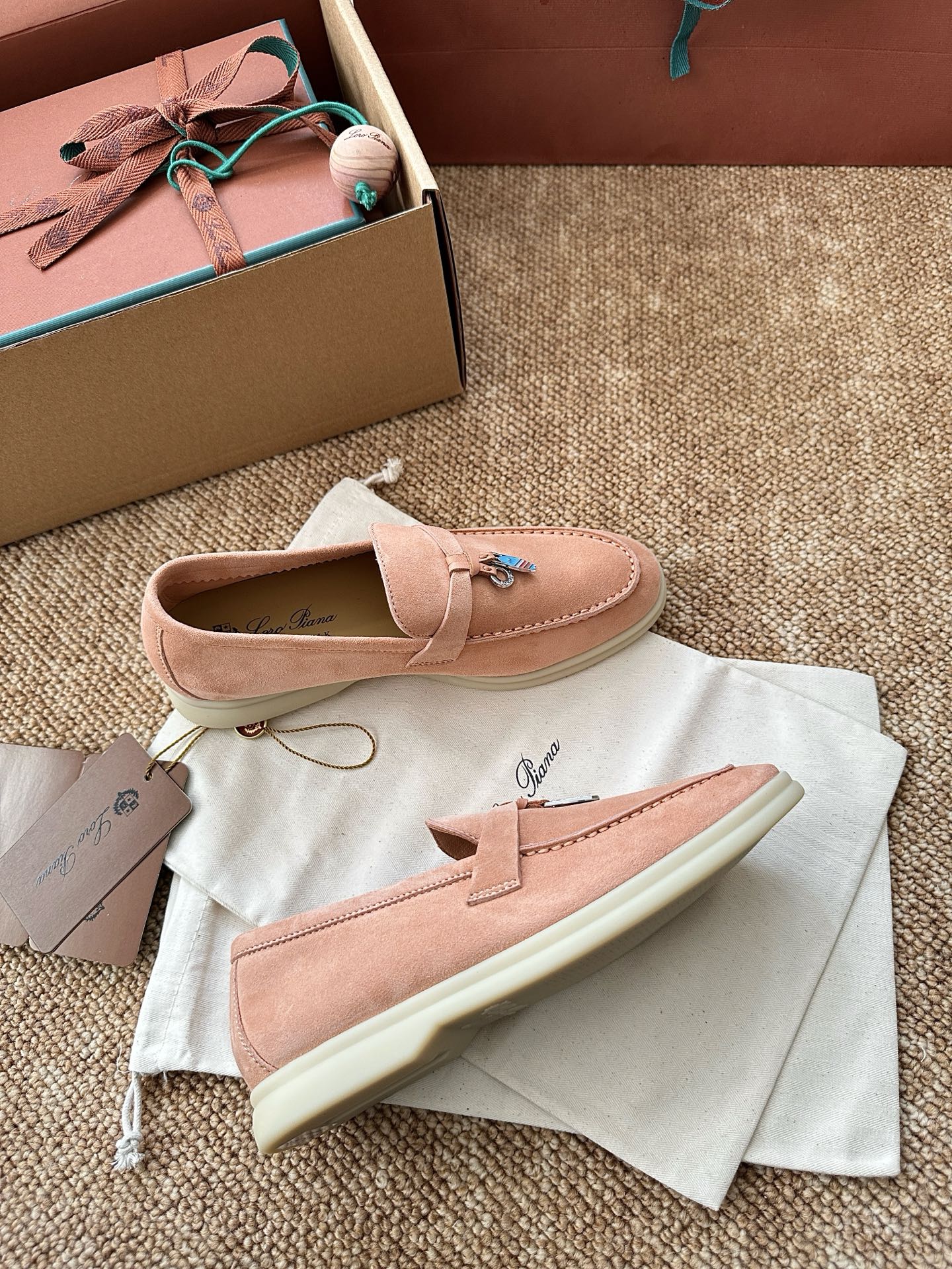 经典Summer Charms Walk极简白底鞋｜原版购入代购级别男士+10 飞机盒+10-沙色材质与