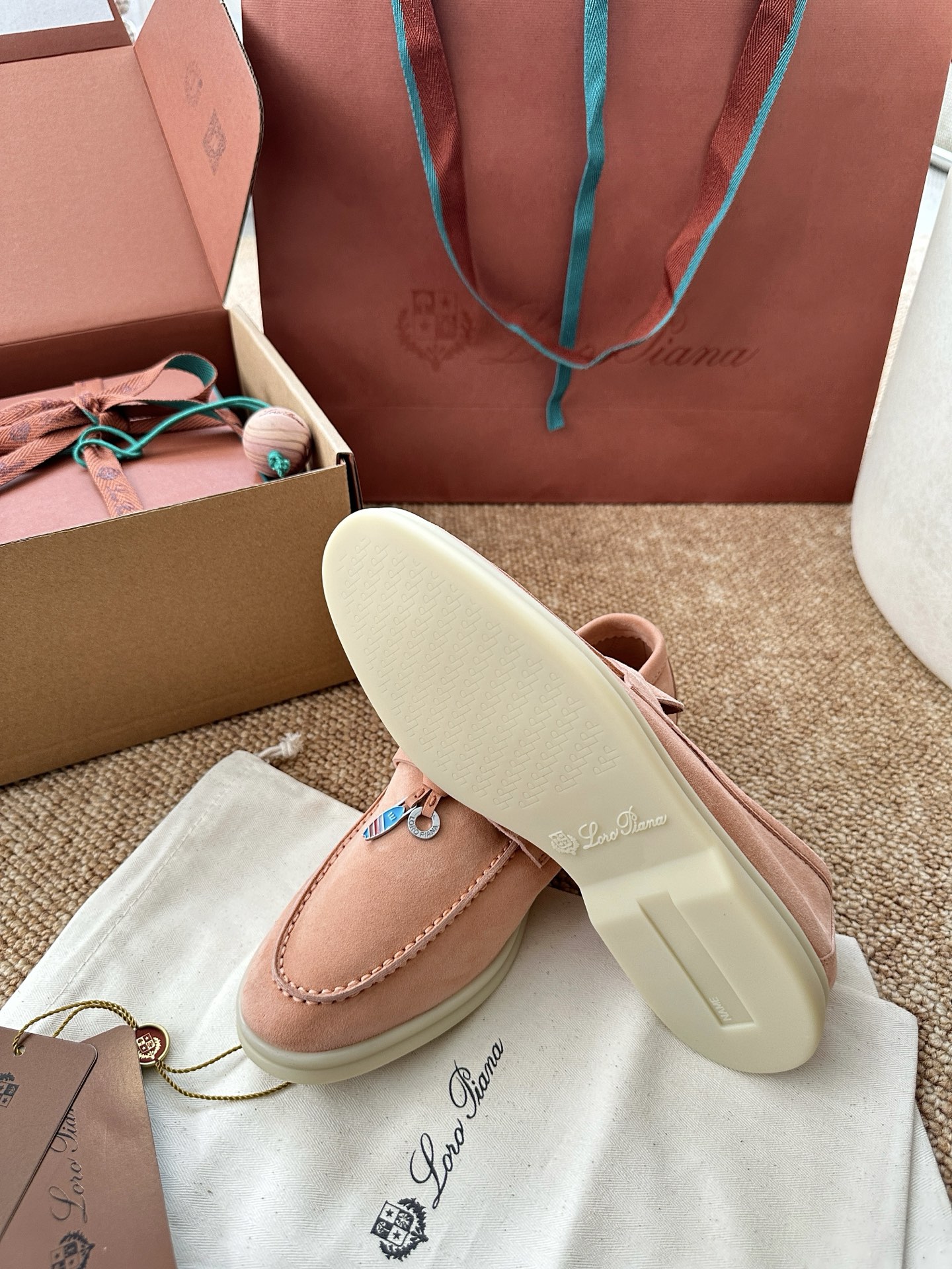 经典Summer Charms Walk极简白底鞋｜原版购入代购级别男士+10 飞机盒+10-沙色材质与