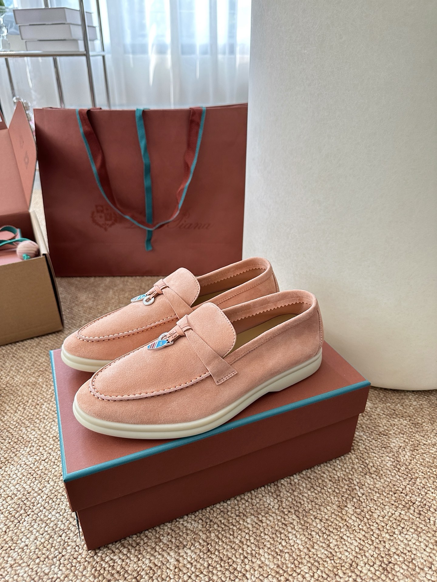 经典Summer Charms Walk极简白底鞋｜原版购入代购级别男士+10 飞机盒+10-沙色材质与