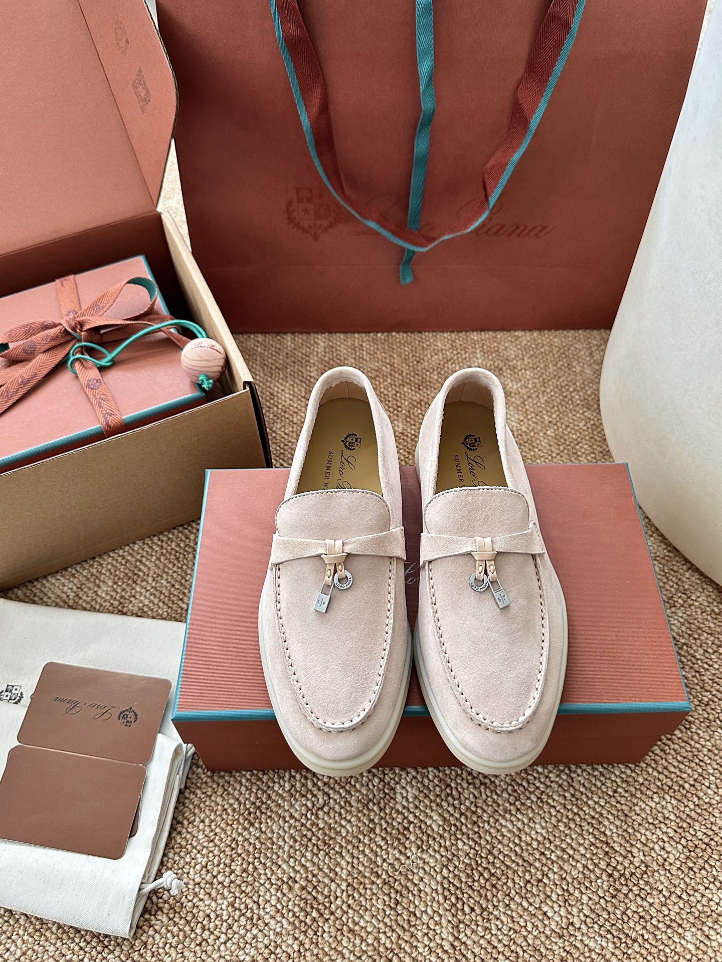 NO:693959,Light pink, loafers and half slippers, loafers19860909浅粉色,乐福鞋半拖,loafers,Women's Shoes