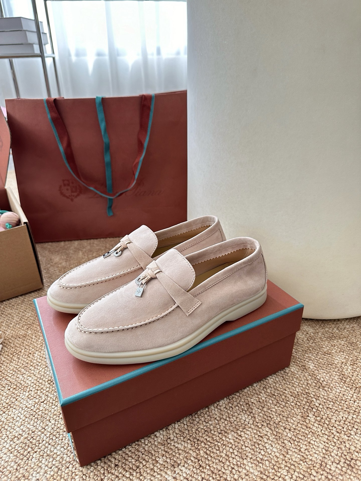 经典Summer Charms Walk极简白底鞋｜原版购入代购级别男士+10 飞机盒+10-沙色材质与