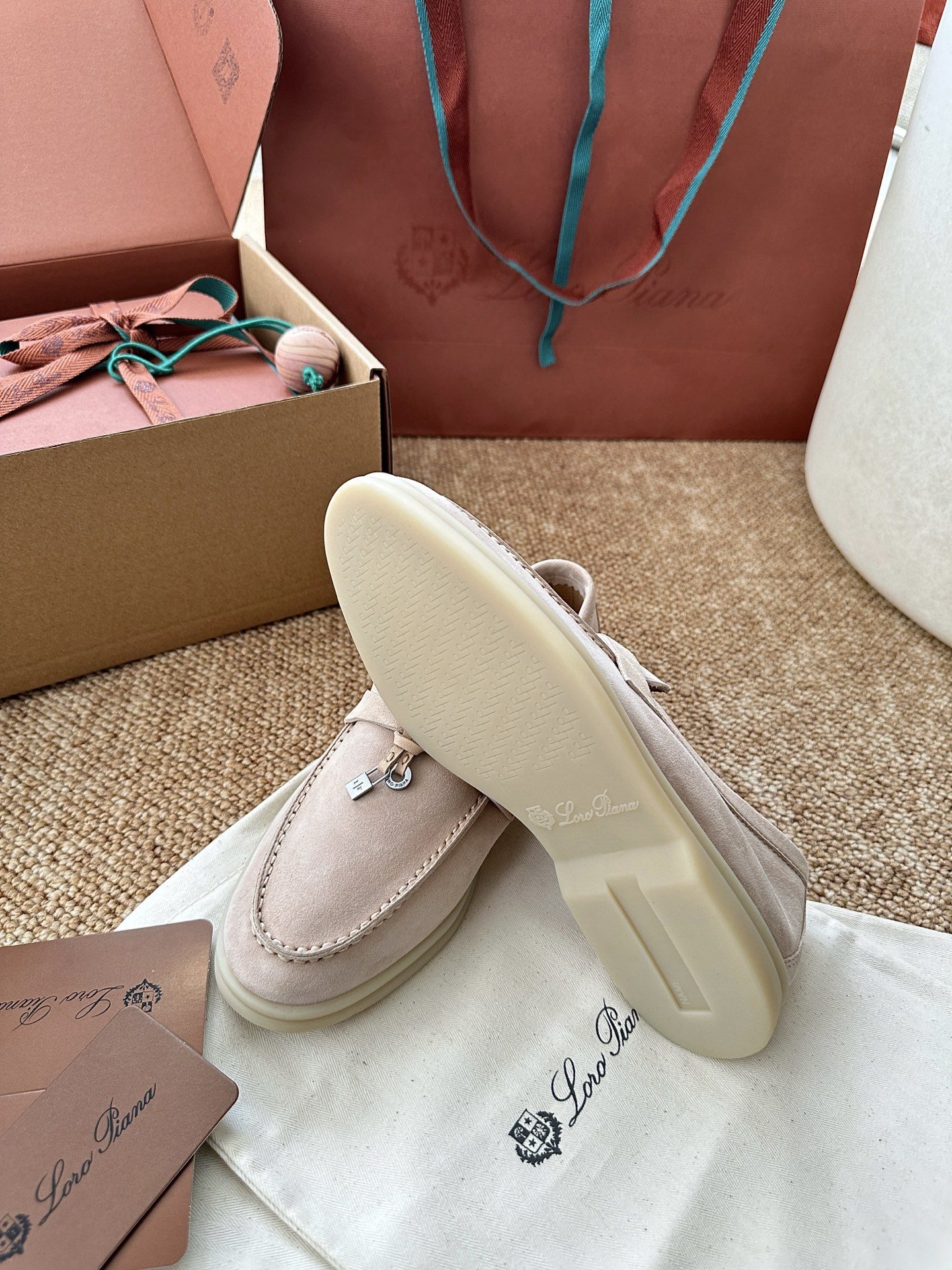 经典Summer Charms Walk极简白底鞋｜原版购入代购级别男士+10 飞机盒+10-沙色材质与