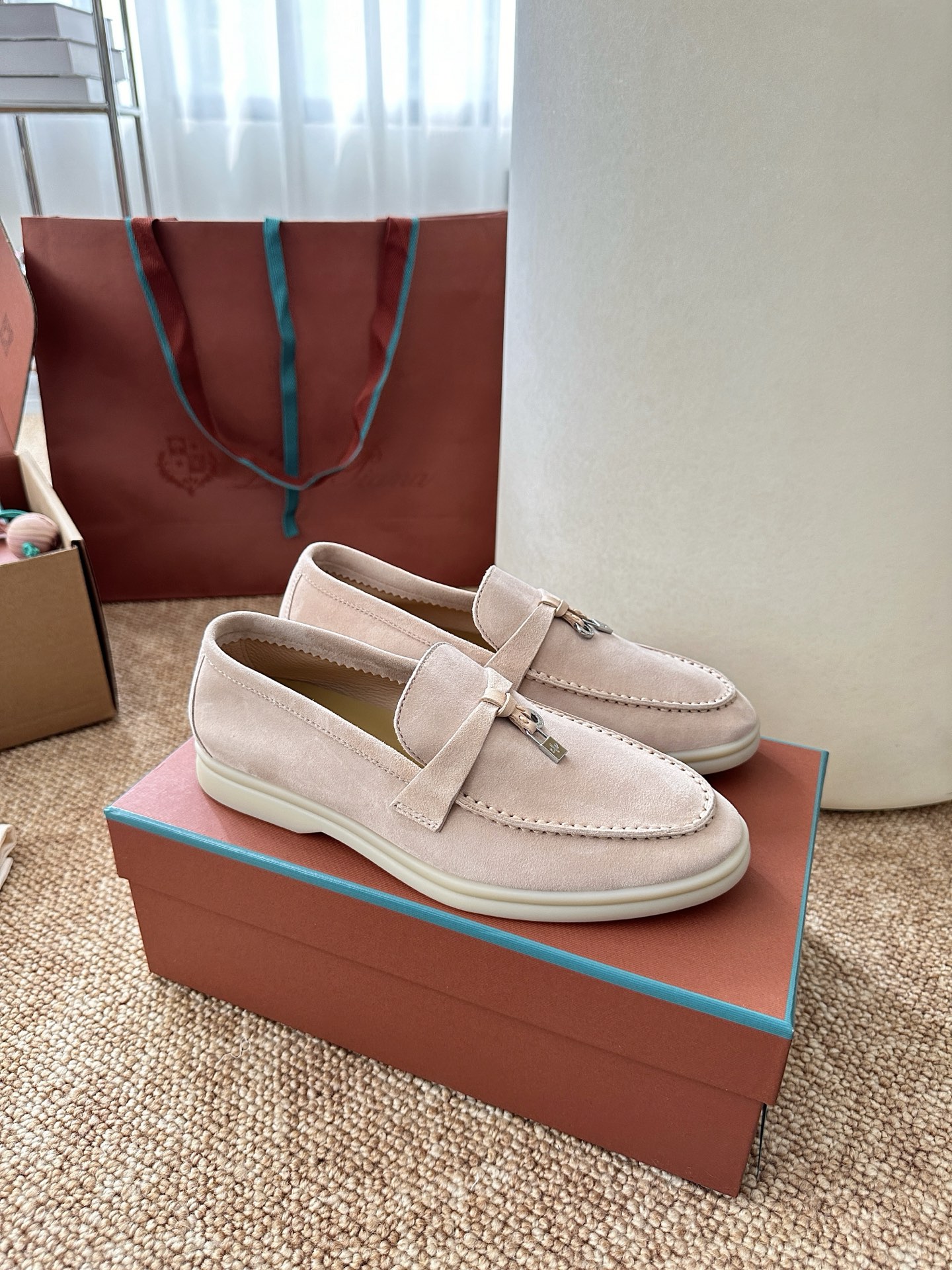 经典Summer Charms Walk极简白底鞋｜原版购入代购级别男士+10 飞机盒+10-沙色材质与