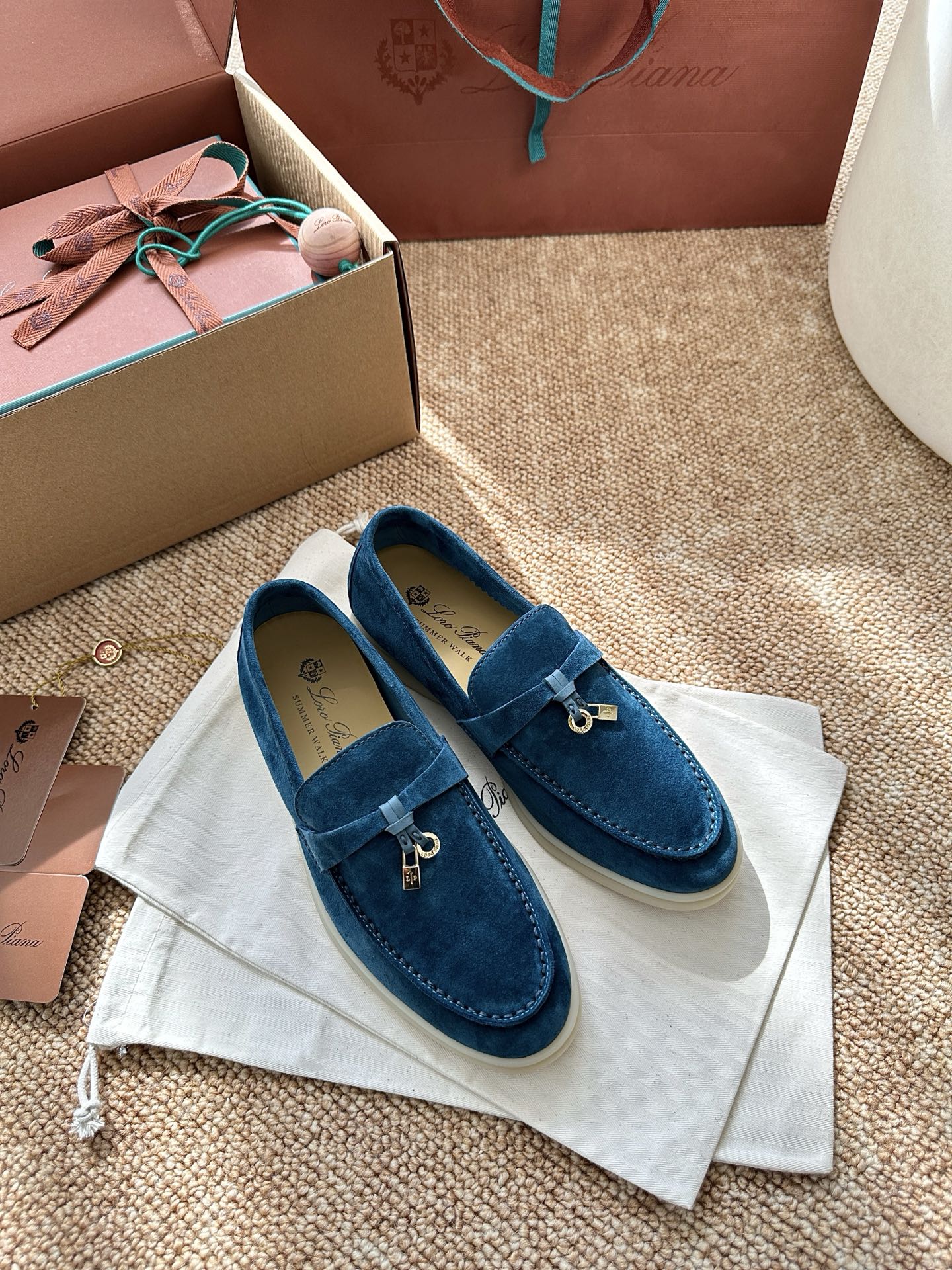 经典Summer Charms Walk极简白底鞋｜原版购入代购级别男士+10 飞机盒+10-沙色材质与