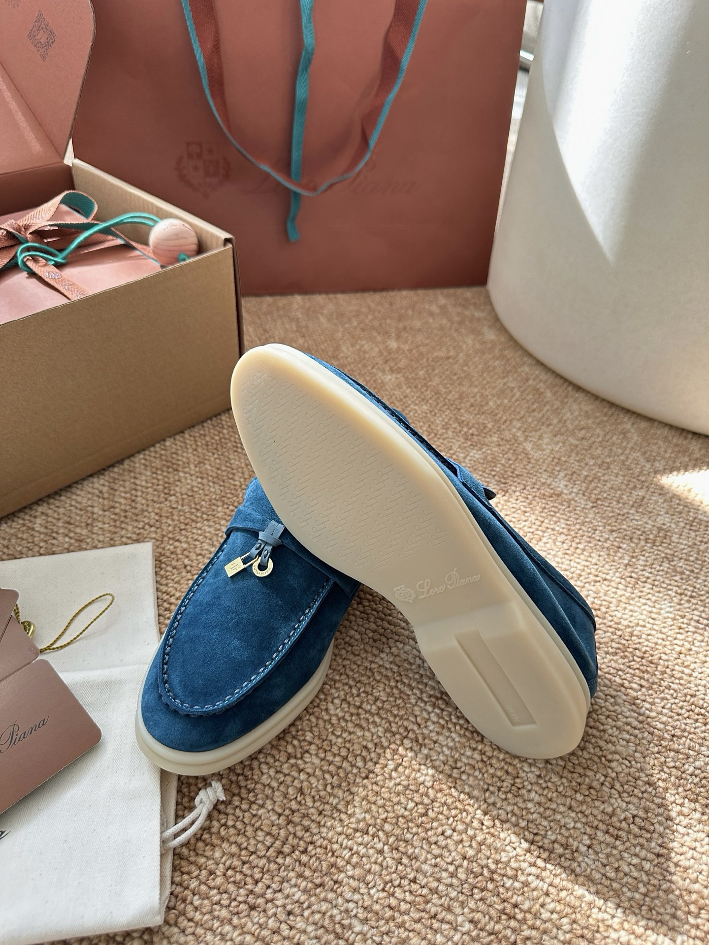 经典Summer Charms Walk极简白底鞋｜原版购入代购级别男士+10 飞机盒+10-沙色材质与