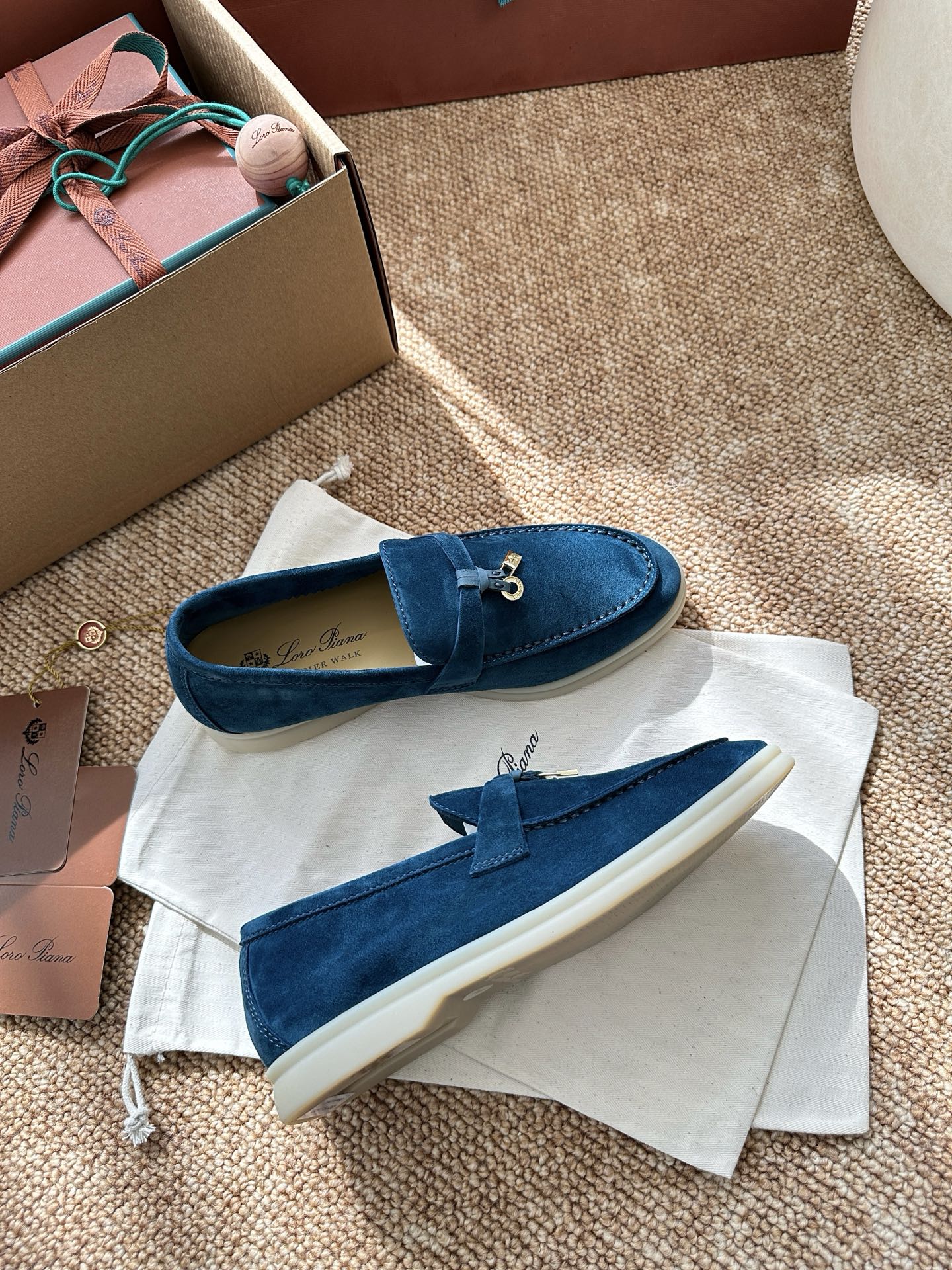 经典Summer Charms Walk极简白底鞋｜原版购入代购级别男士+10 飞机盒+10-沙色材质与