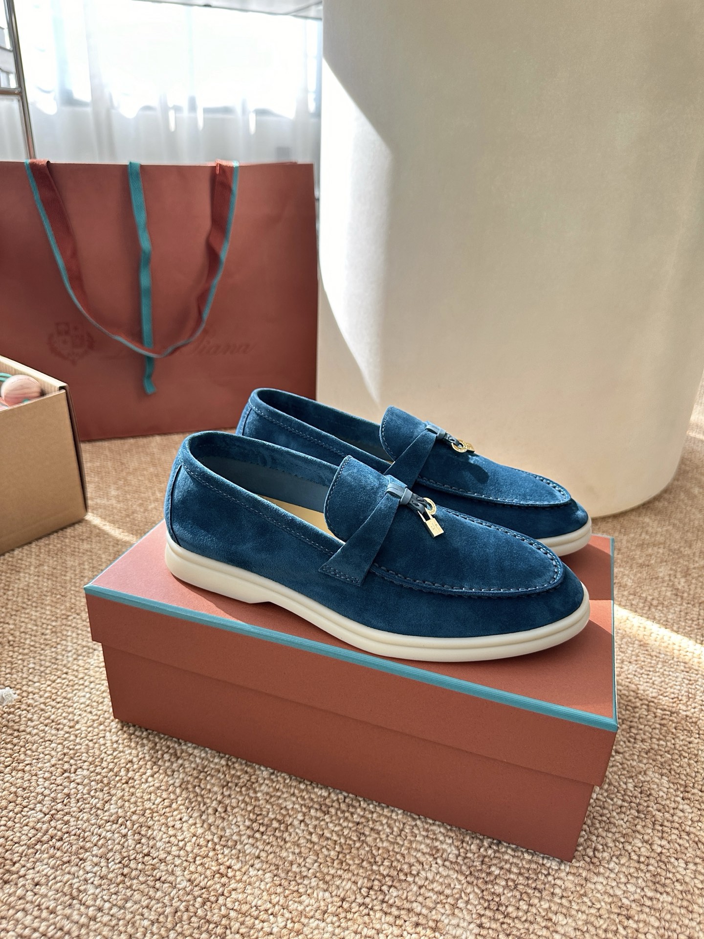 经典Summer Charms Walk极简白底鞋｜原版购入代购级别男士+10 飞机盒+10-沙色材质与