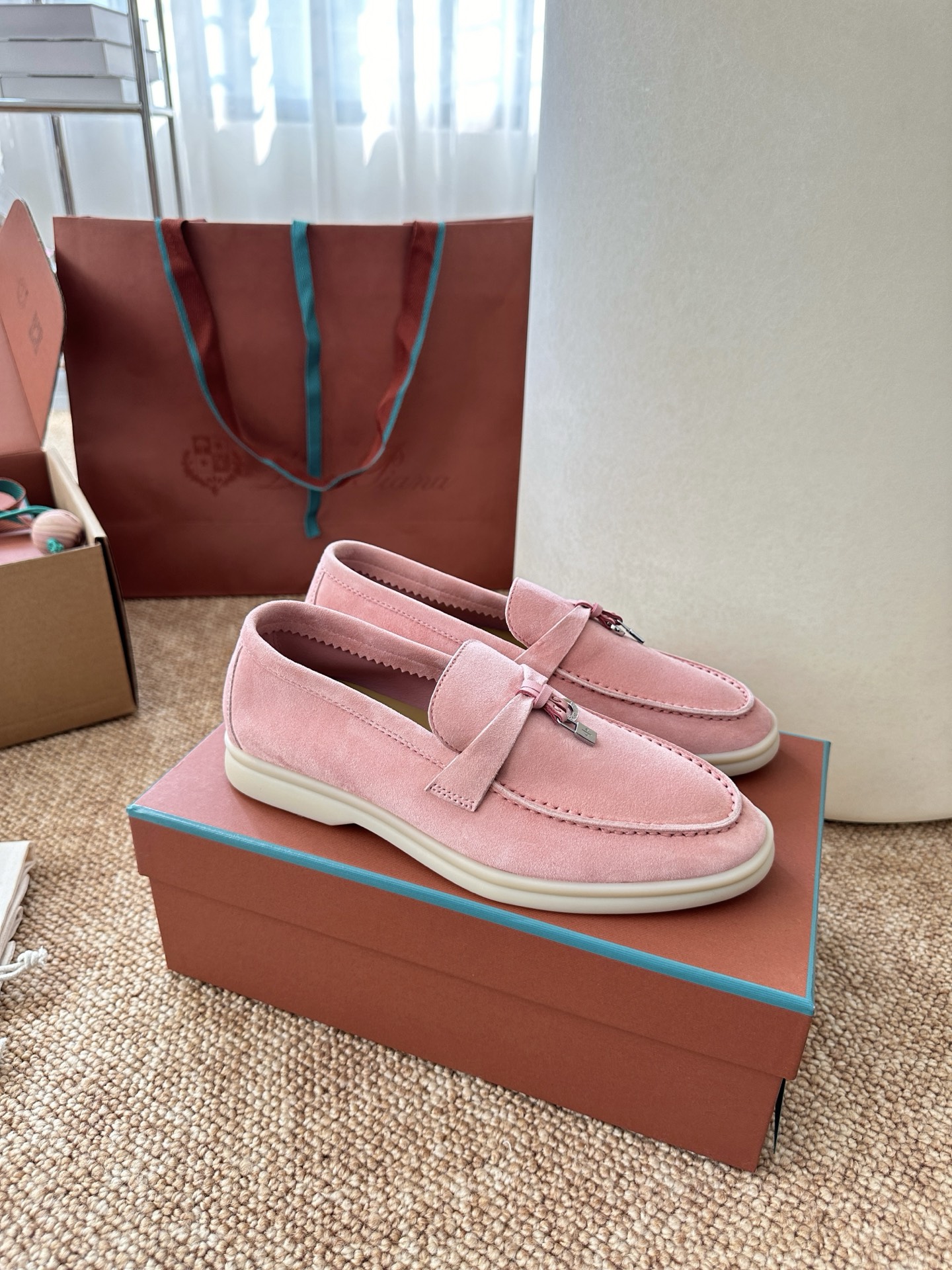 经典Summer Charms Walk极简白底鞋｜原版购入代购级别男士+10 飞机盒+10-沙色材质与