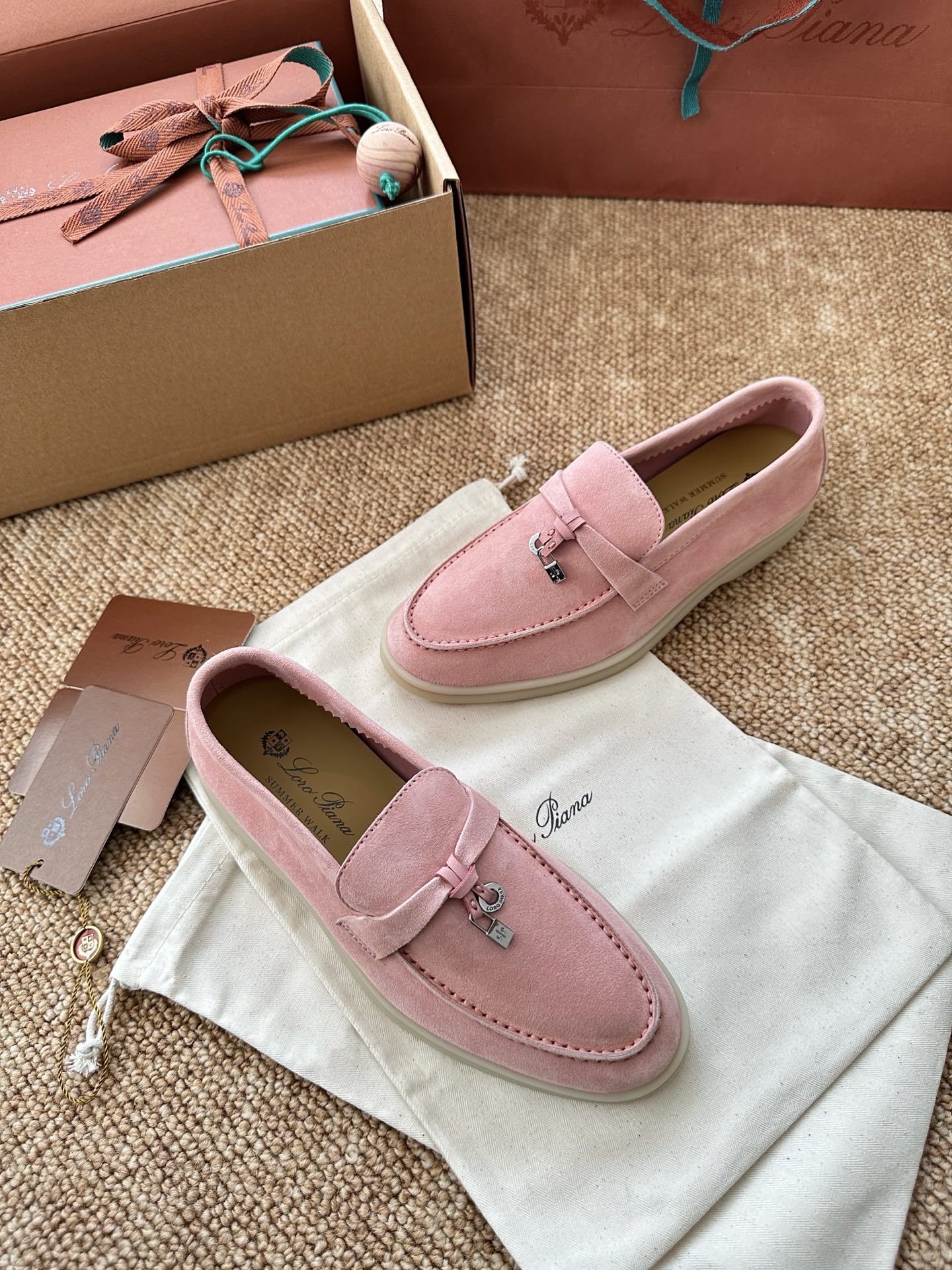 经典Summer Charms Walk极简白底鞋｜原版购入代购级别男士+10 飞机盒+10-沙色材质与