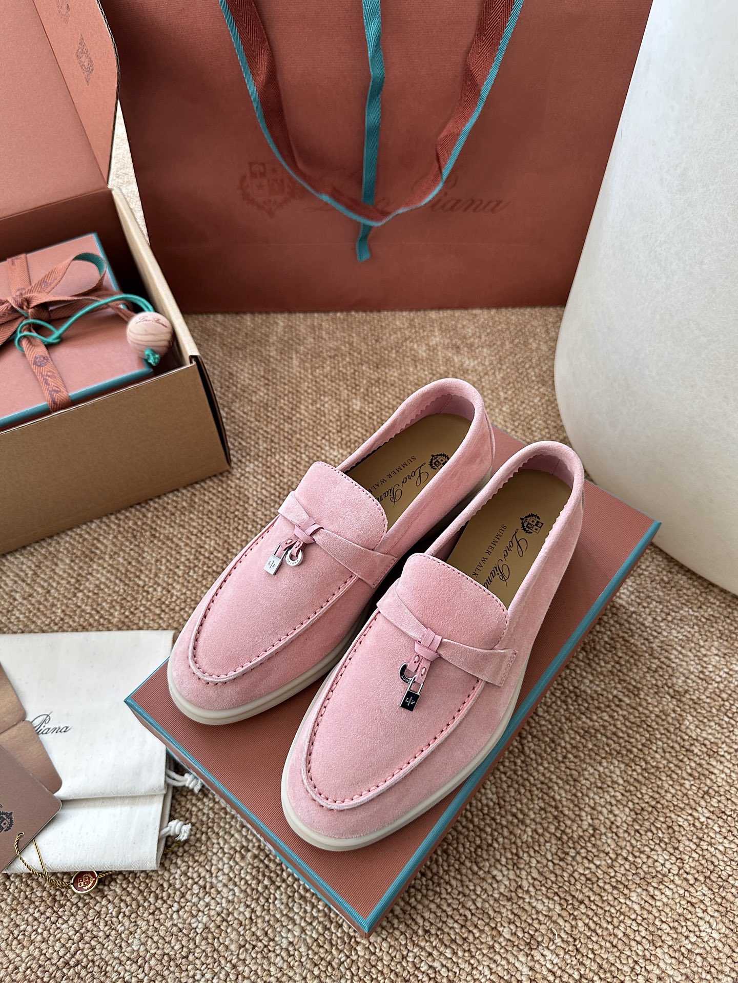 经典Summer Charms Walk极简白底鞋｜原版购入代购级别男士+10 飞机盒+10-沙色材质与