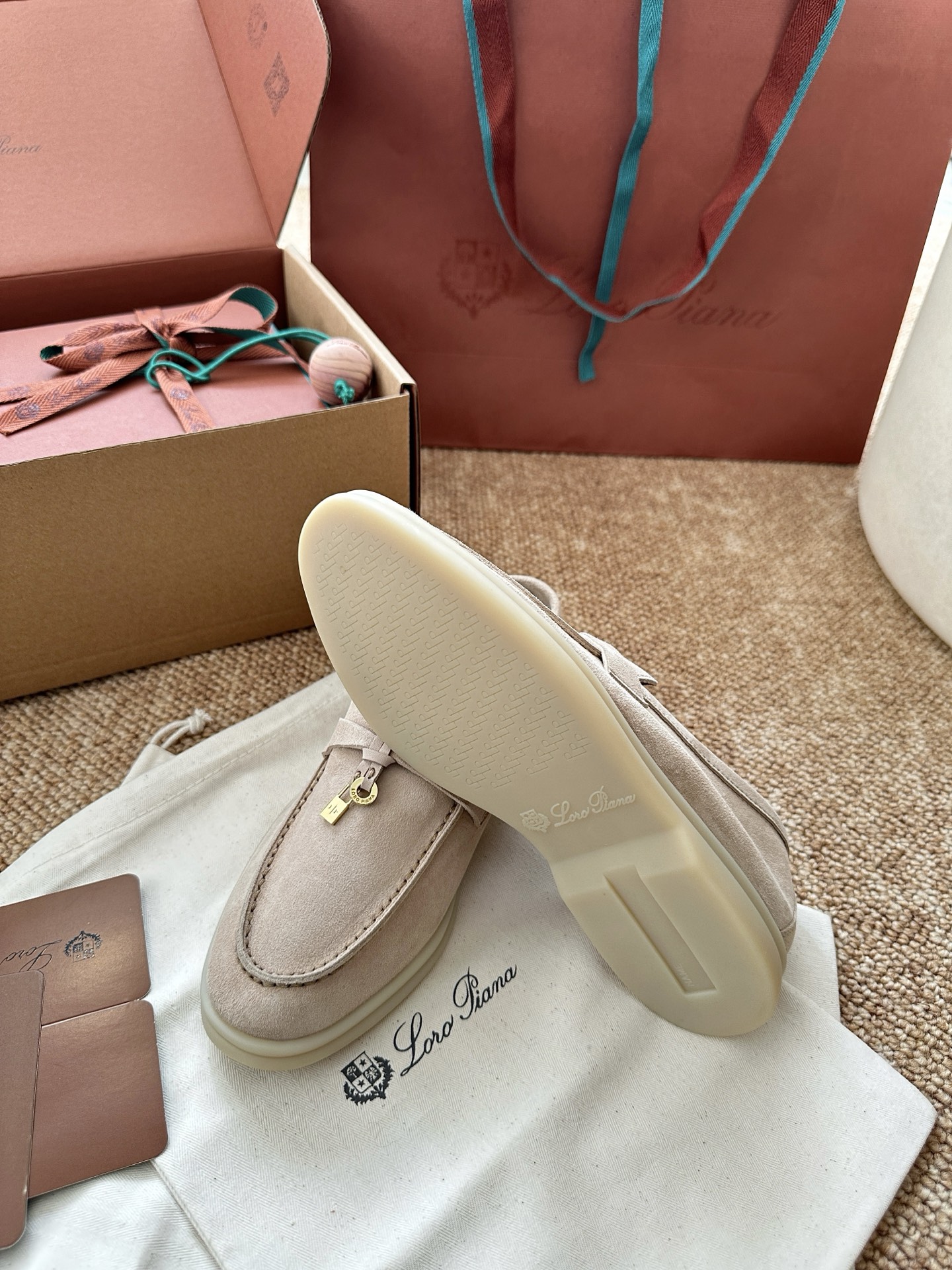 经典Summer Charms Walk极简白底鞋｜原版购入代购级别男士+10 飞机盒+10-沙色材质与