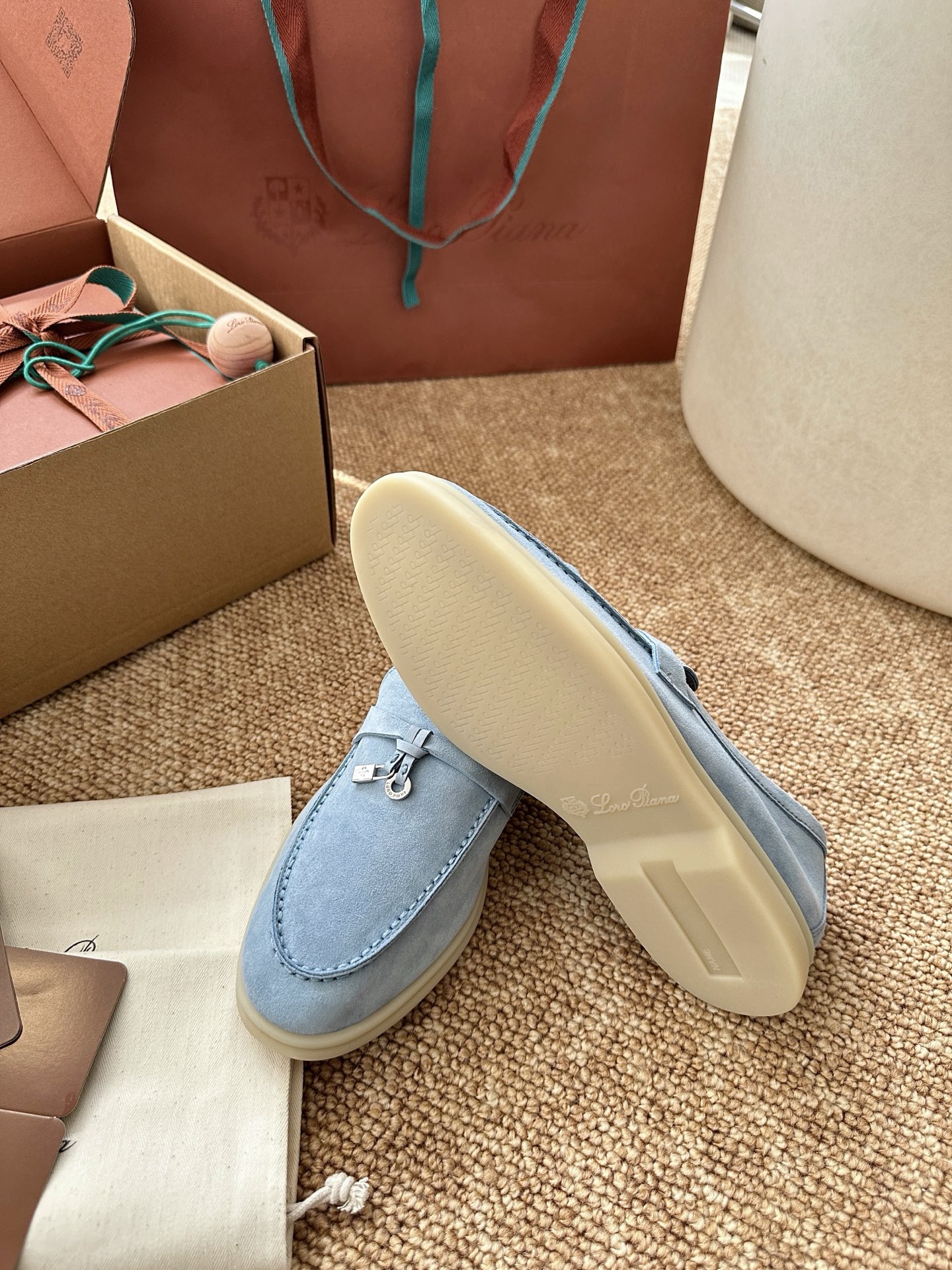 经典Summer Charms Walk极简白底鞋｜原版购入代购级别男士+10 飞机盒+10-沙色材质与