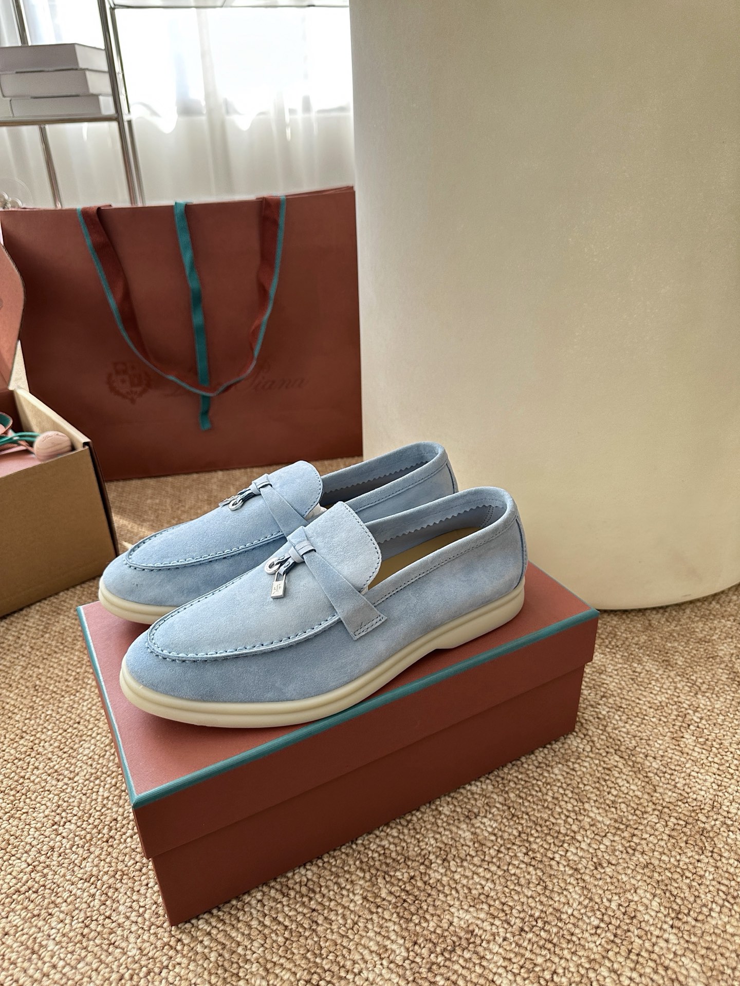 经典Summer Charms Walk极简白底鞋｜原版购入代购级别男士+10 飞机盒+10-沙色材质与