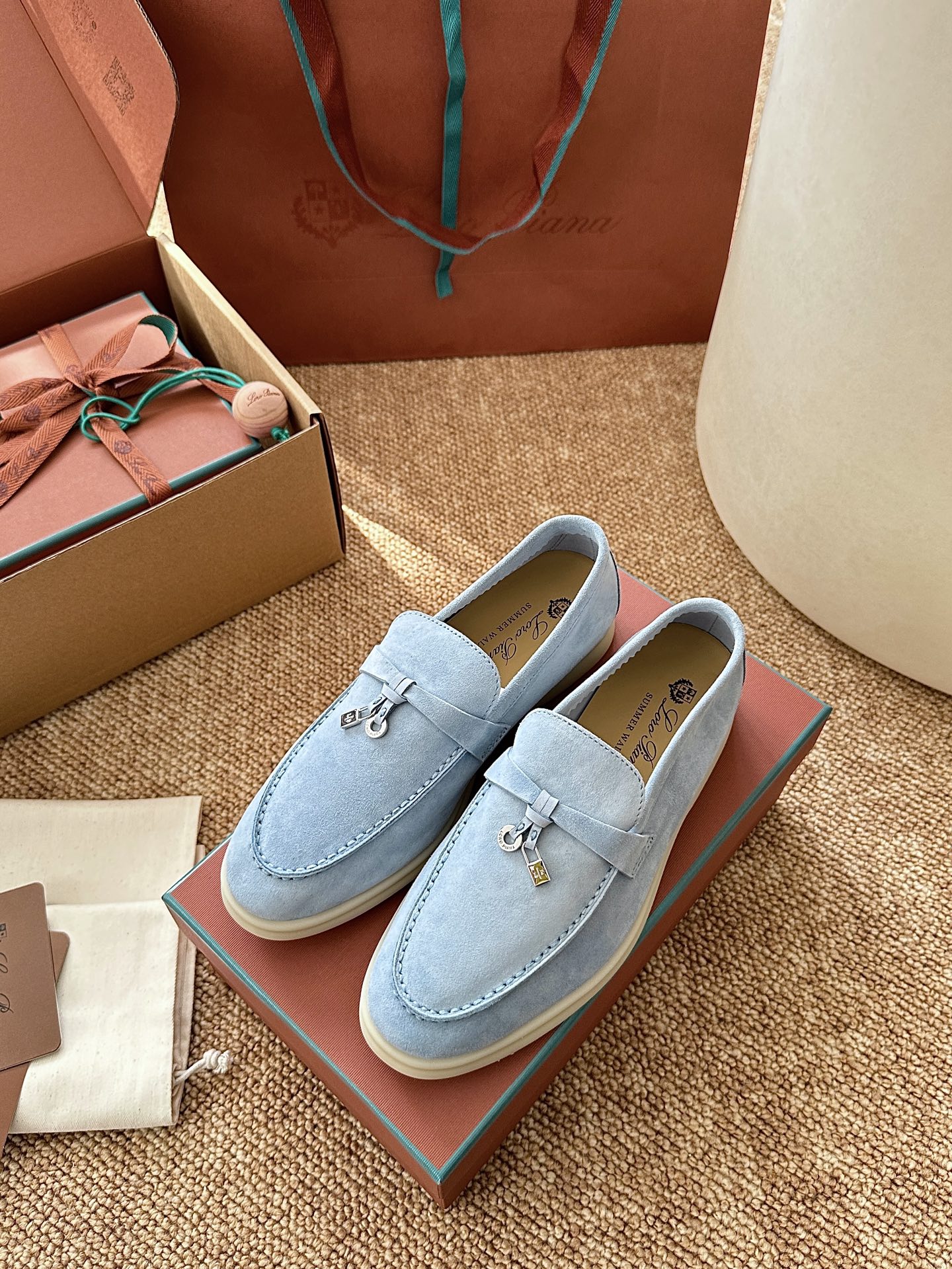 经典Summer Charms Walk极简白底鞋｜原版购入代购级别男士+10 飞机盒+10-沙色材质与